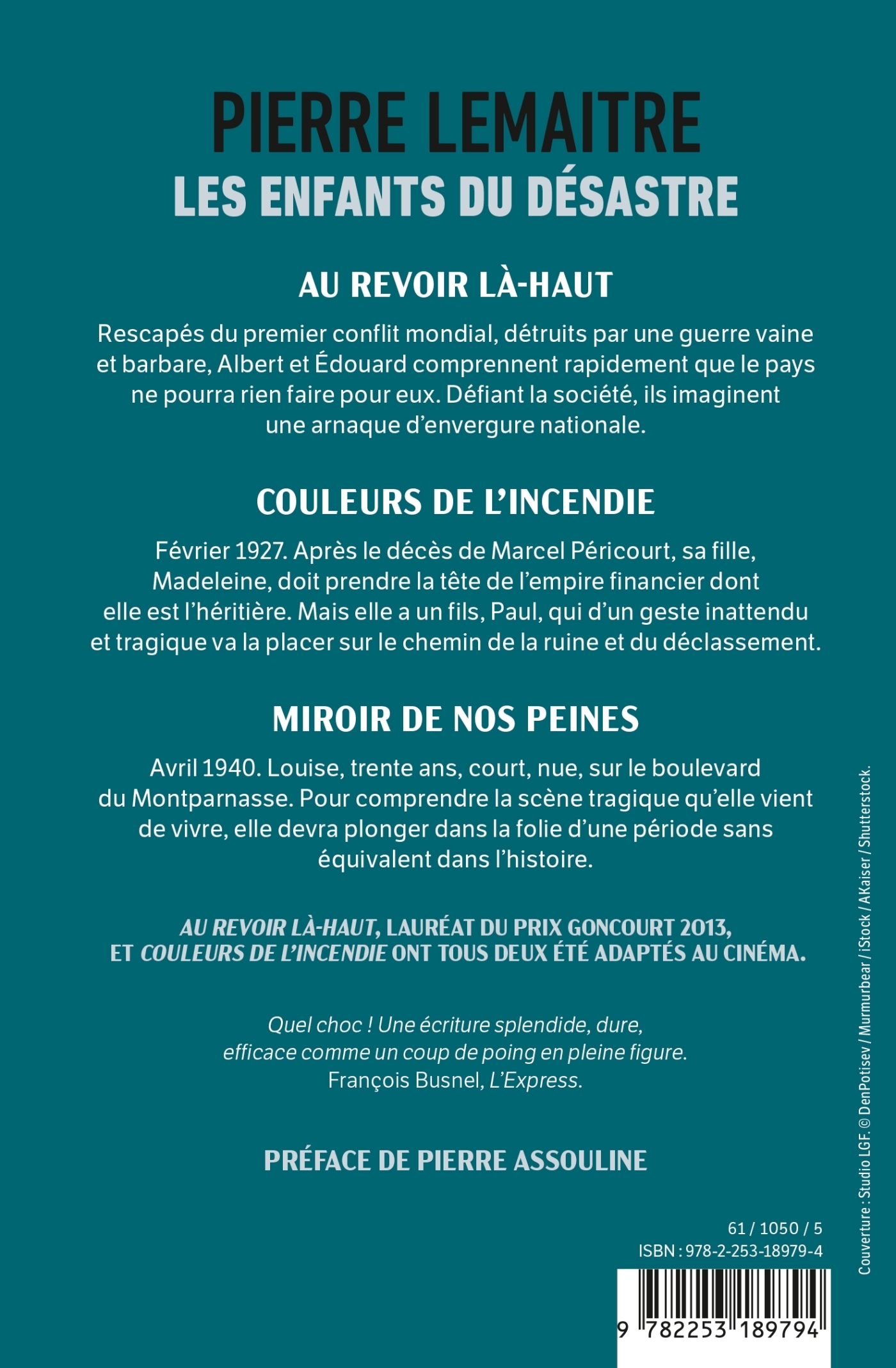 Les Enfants du désastre - Pierre Lemaitre - LGF