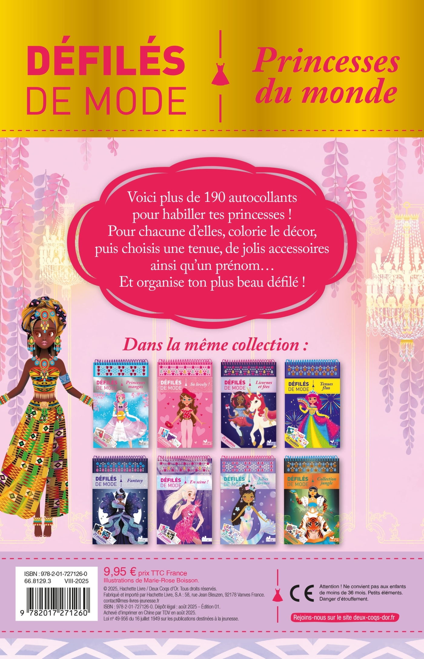 Princesses du monde - bloc à spirale -  - DEUX COQS D OR