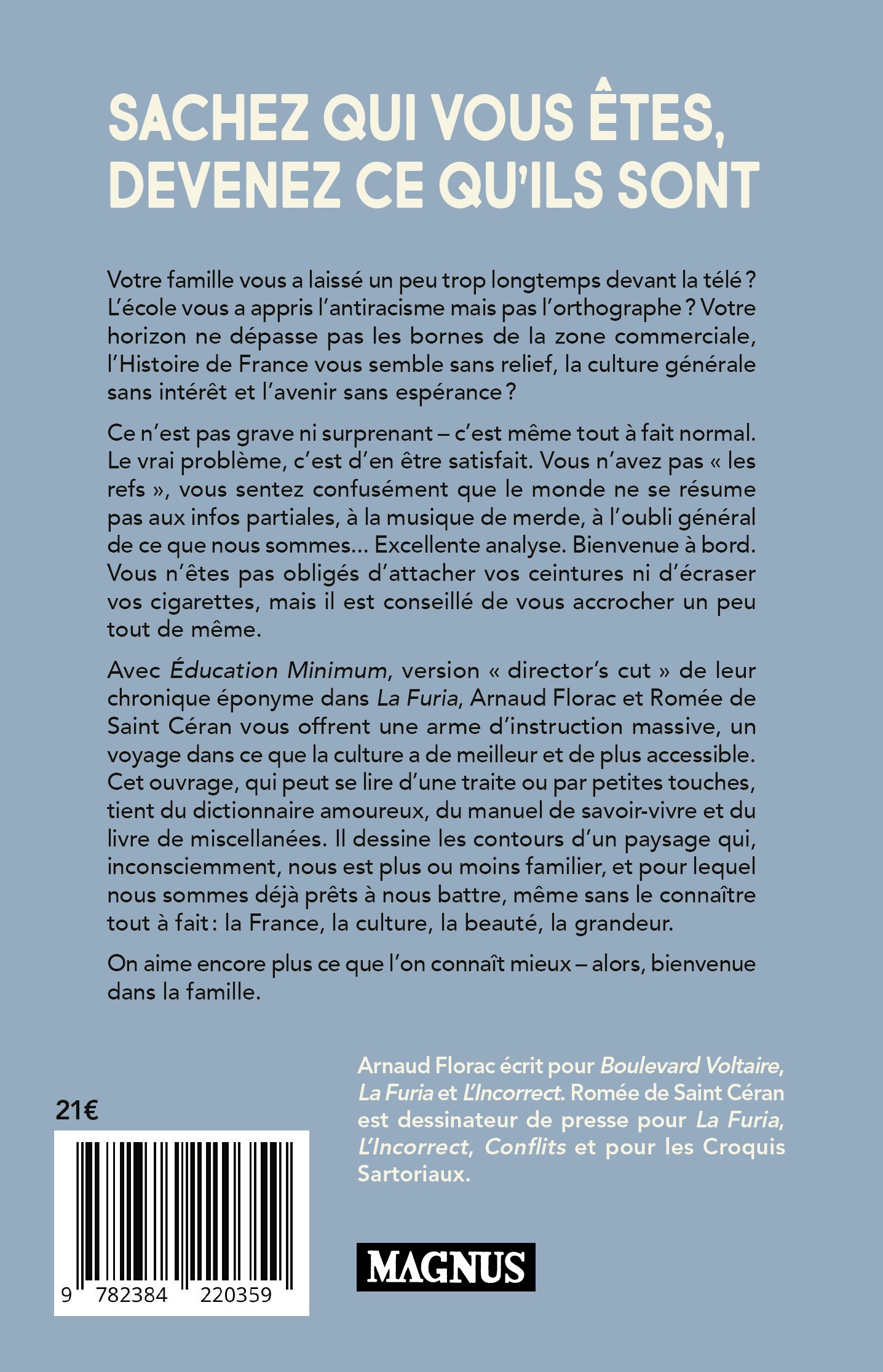 Éducation minimum - Romée Saint Céran, Arnaud Florac - MAGNUS