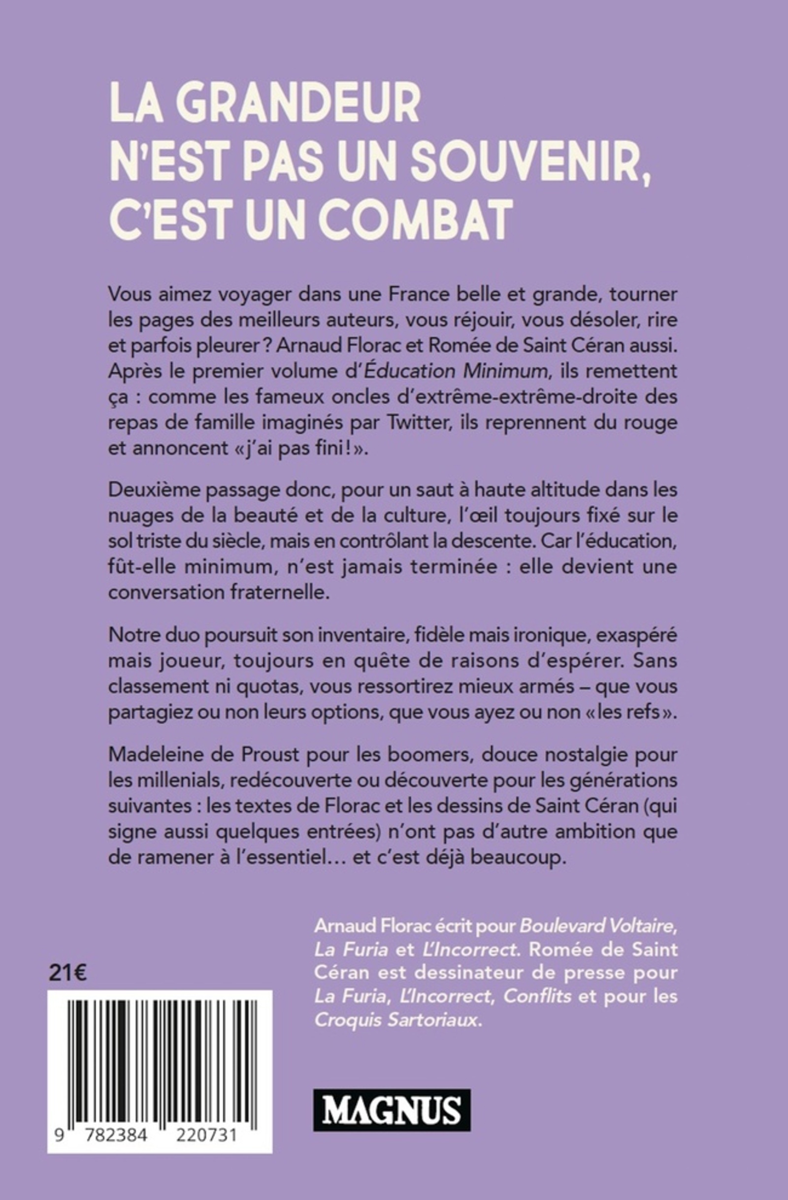 Éducation minimum #2 - Arnaud Florac, Romée Saint Céran - MAGNUS