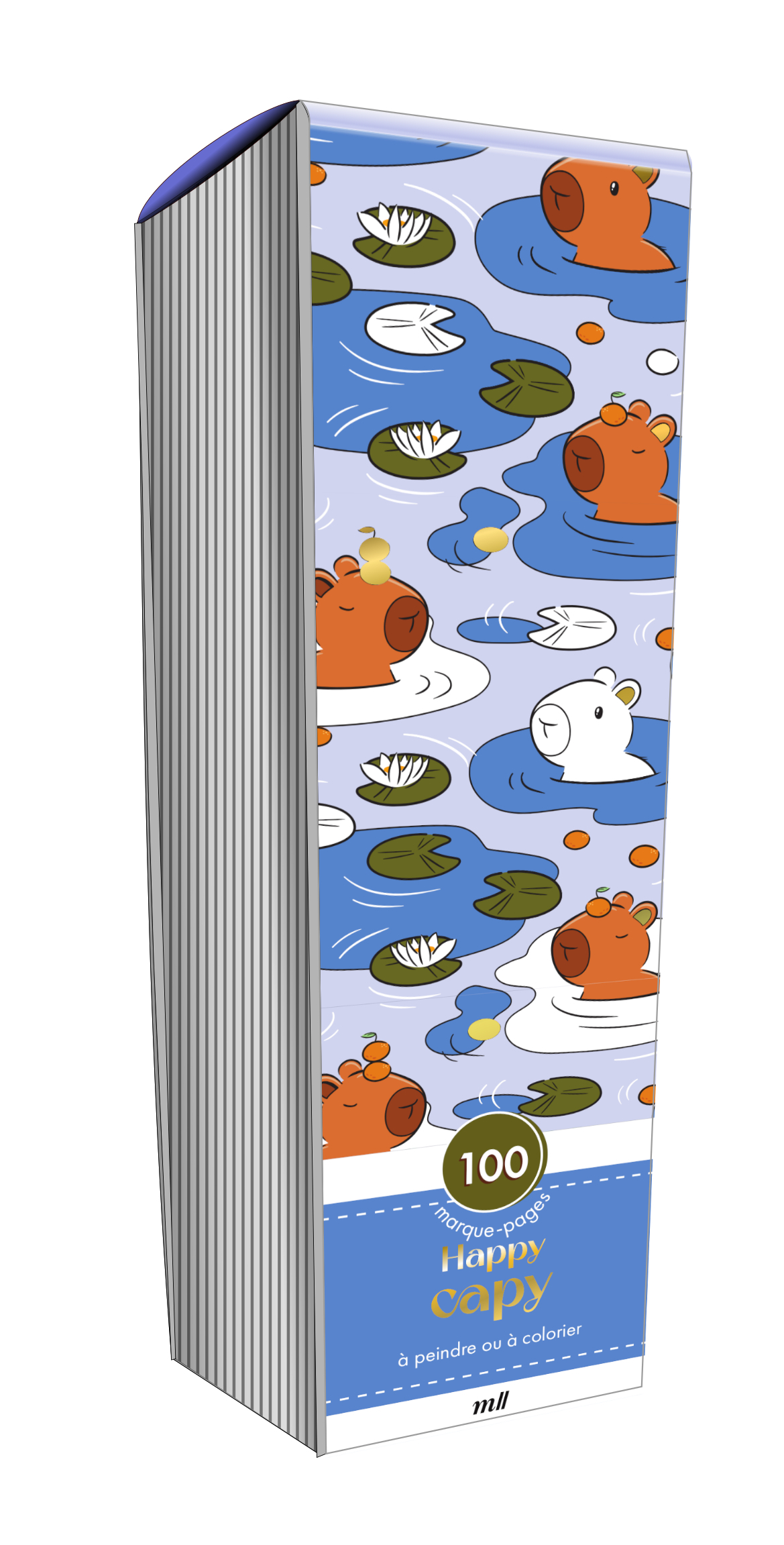 Marque-pages - Happy capy - Édition Premium -  Collectif - MERCILESLIVRES