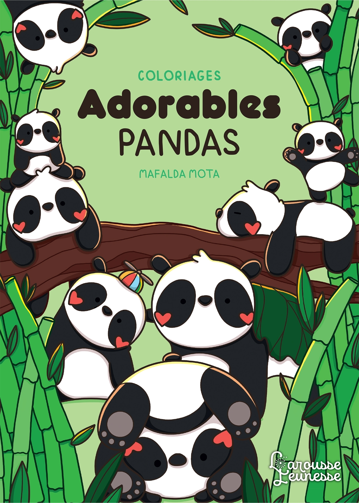 Coloriages - Adorables pandas -  - LAROUSSE