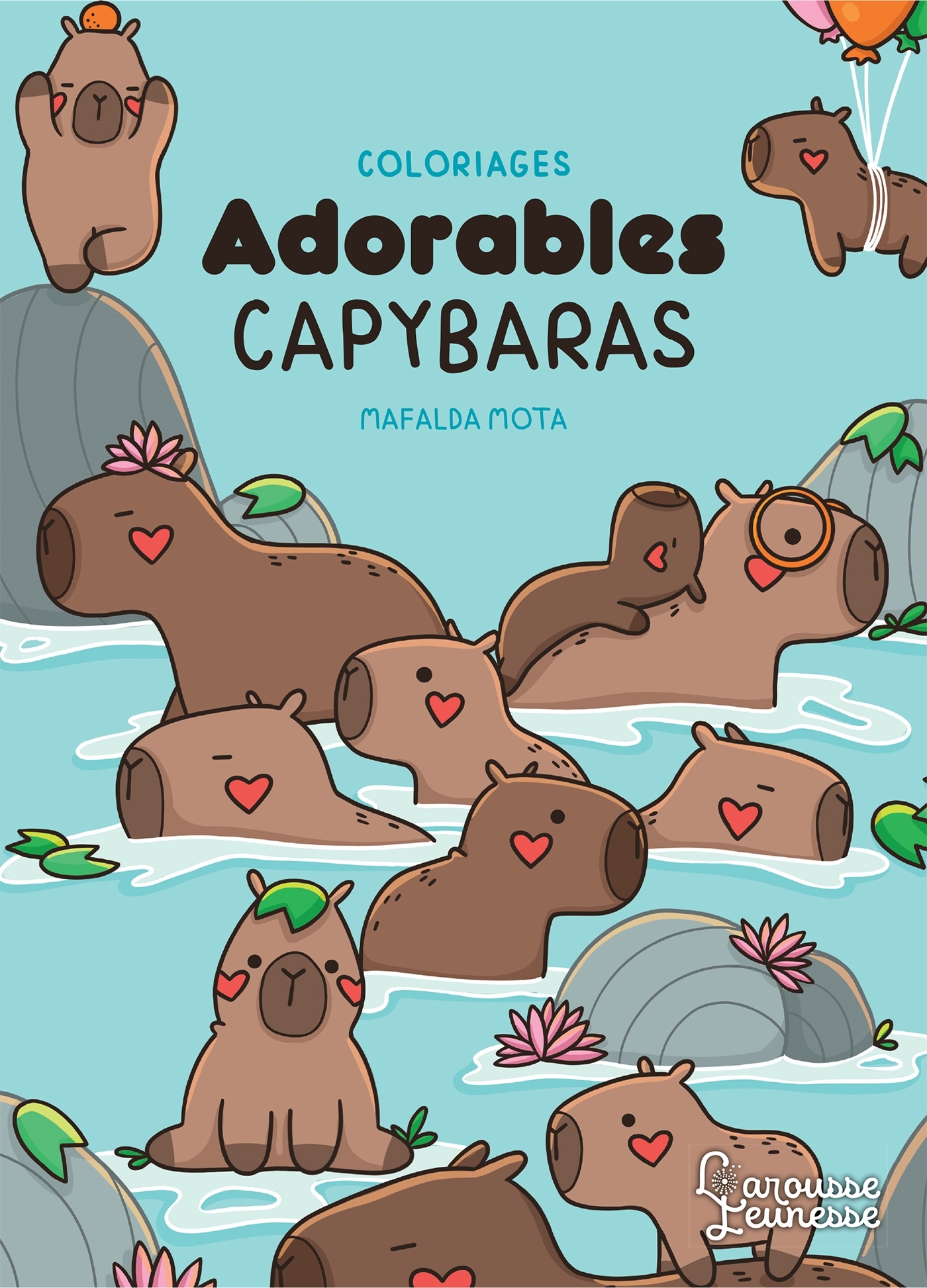 Coloriages - Adorables capybaras -  - LAROUSSE