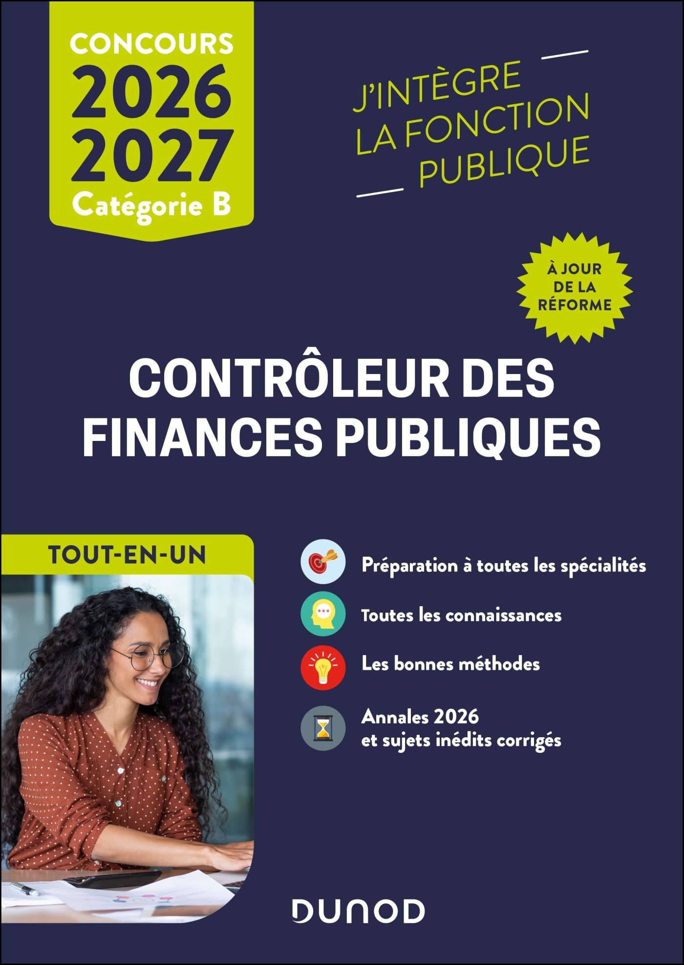 Concours Contrôleur des finances publiques - 2026-2027 - A jour de la réforme - Pierre Beck, Marie-Virginie Speller, Frantz Badufle, Anne-Marie Vallejo-Bouvier, Jean-François Bocquillon, Martine Mariage, Marie-Hélène Abrond-Bonneau, Yannick Clavé, Joanna 