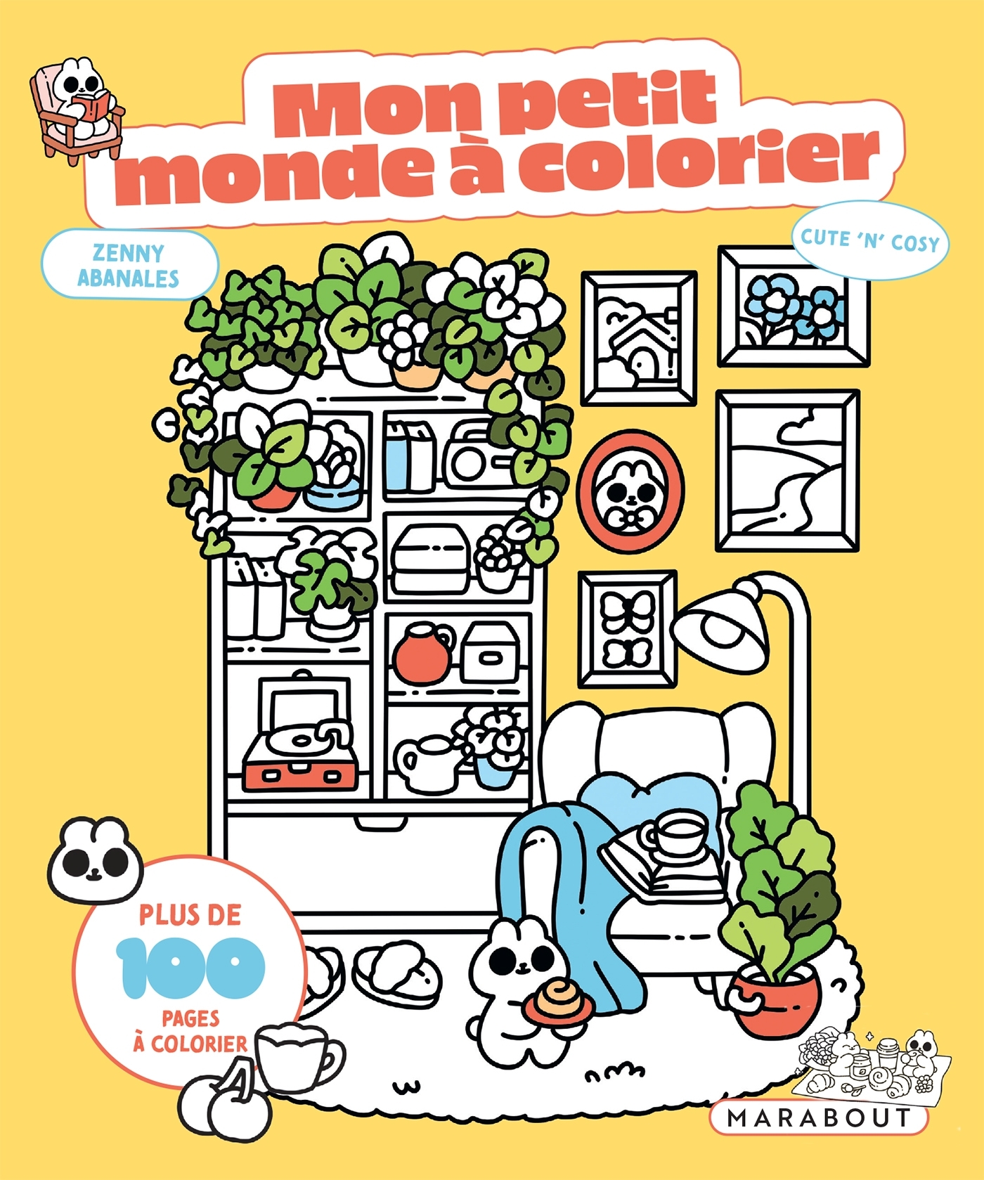 Mon petit monde à colorier - Cute 'n Cosy -  ZENNY ABANALES, Zenny Abanales - MARABOUT
