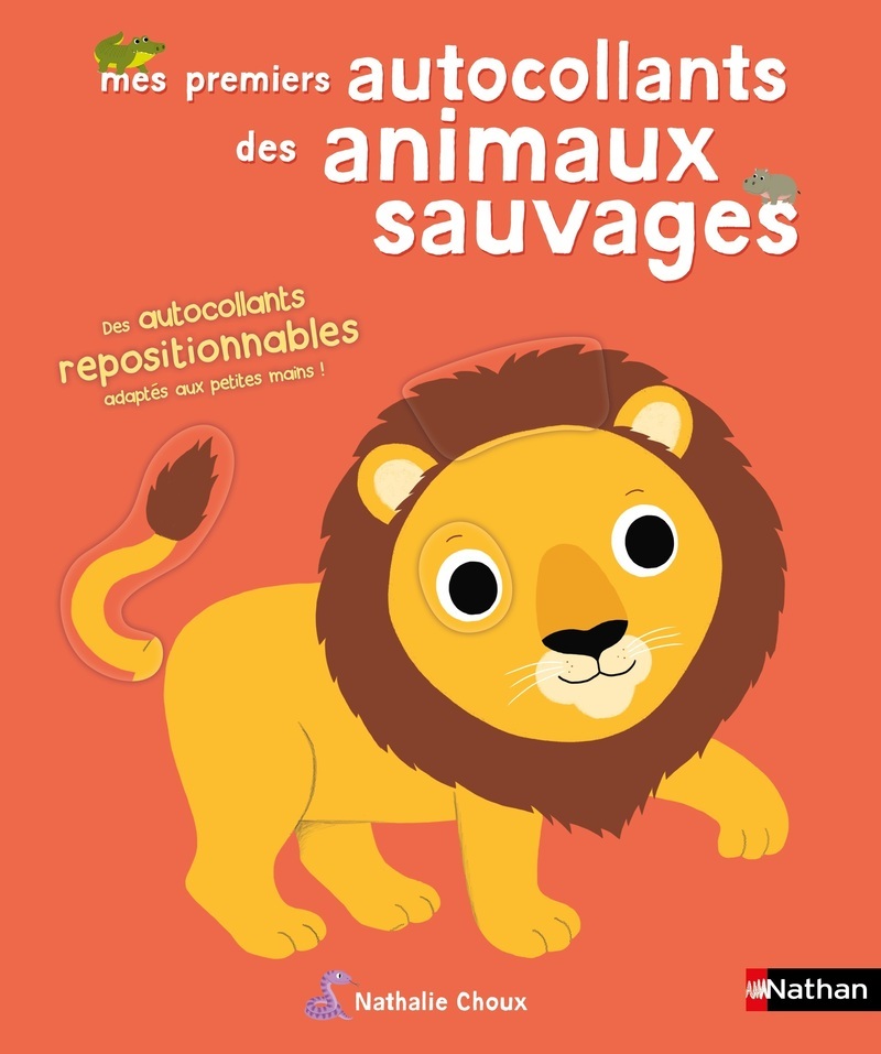 Mes premiers autocollants des animaux sauvages -  - NATHAN