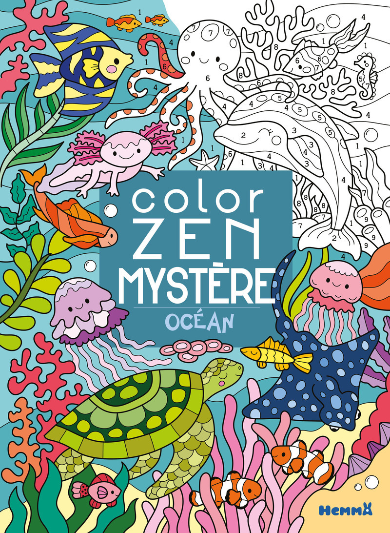 Color Zen mystère - Océan -  Collectif - HEMMA