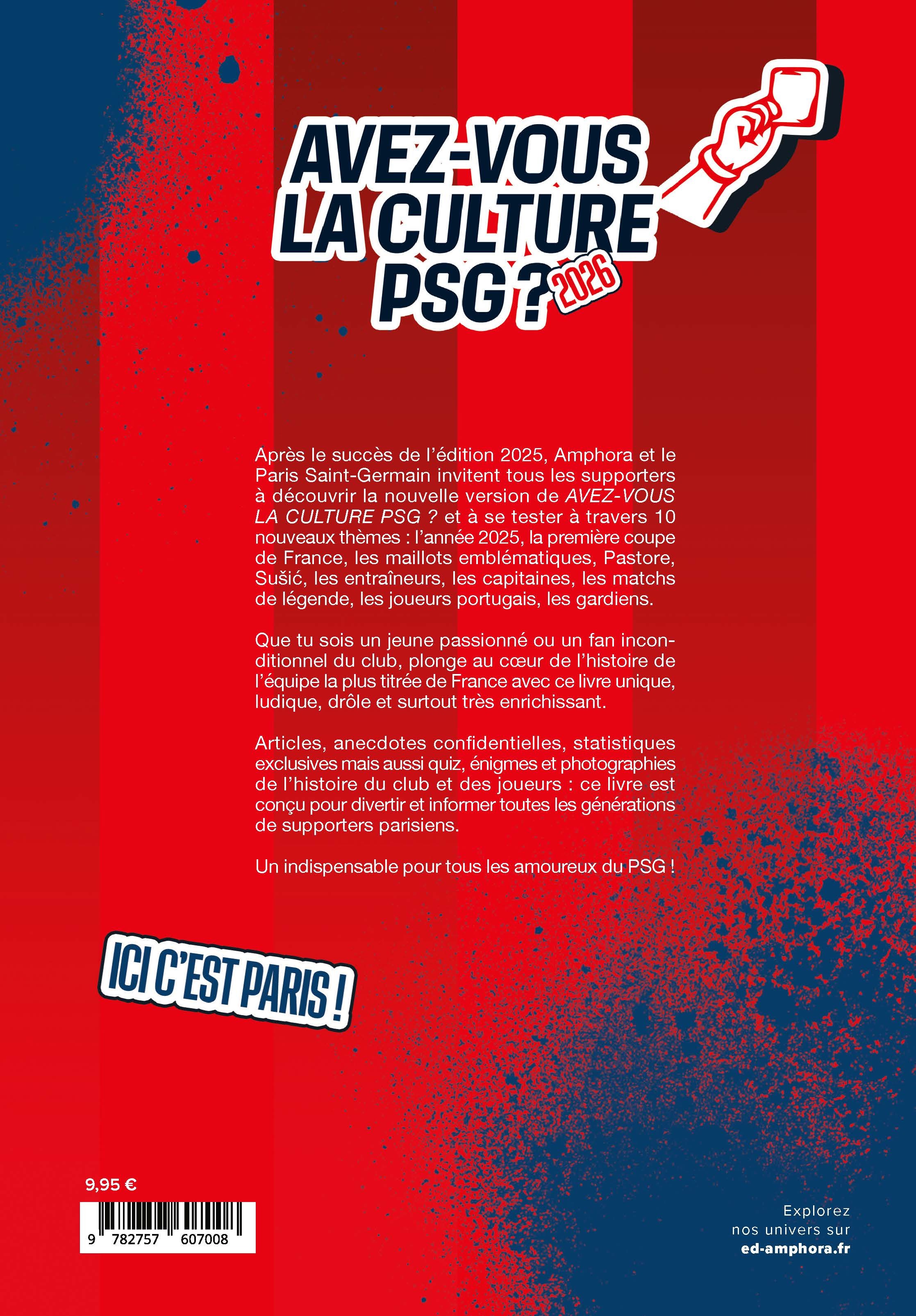Avez-vous la culture PSG ? - Julien Rieffel - AMPHORA