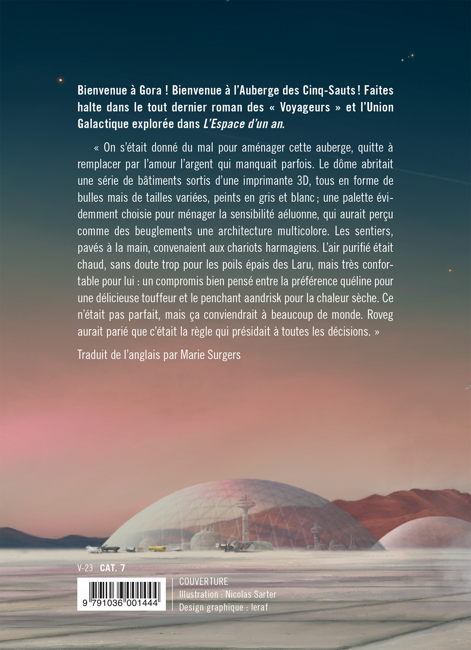 La galaxie vue du sol - Becky Chambers - ATALANTE