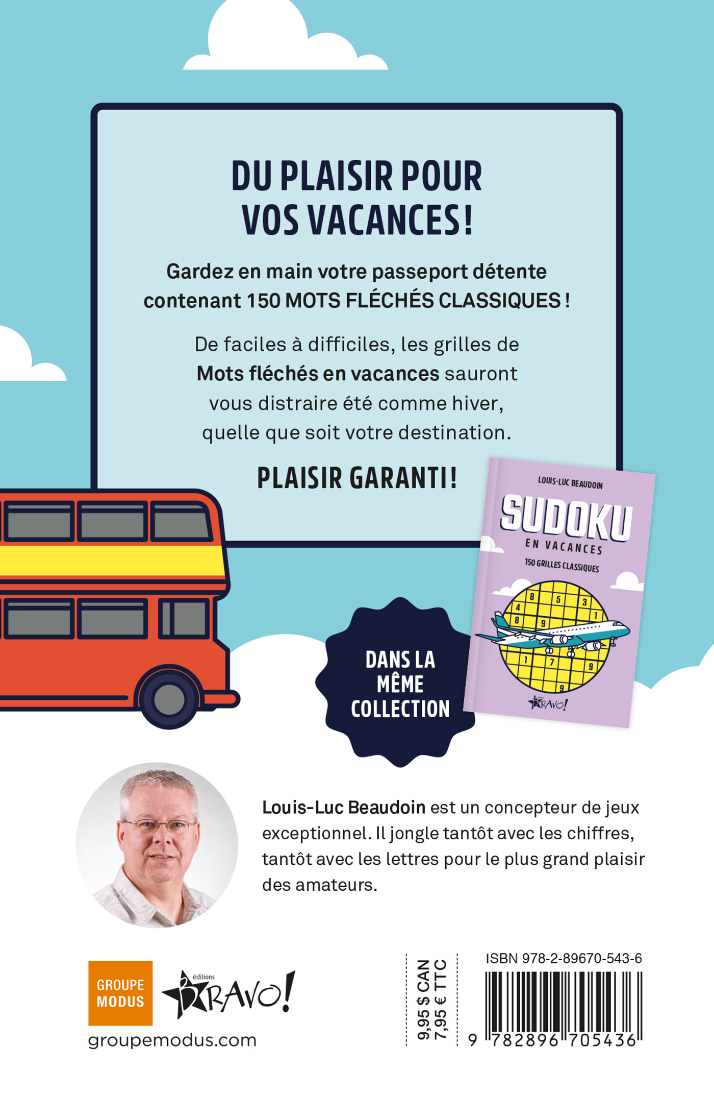 Mots fléchés - En vacances - Louis-Luc Beaudoin - BRAVO