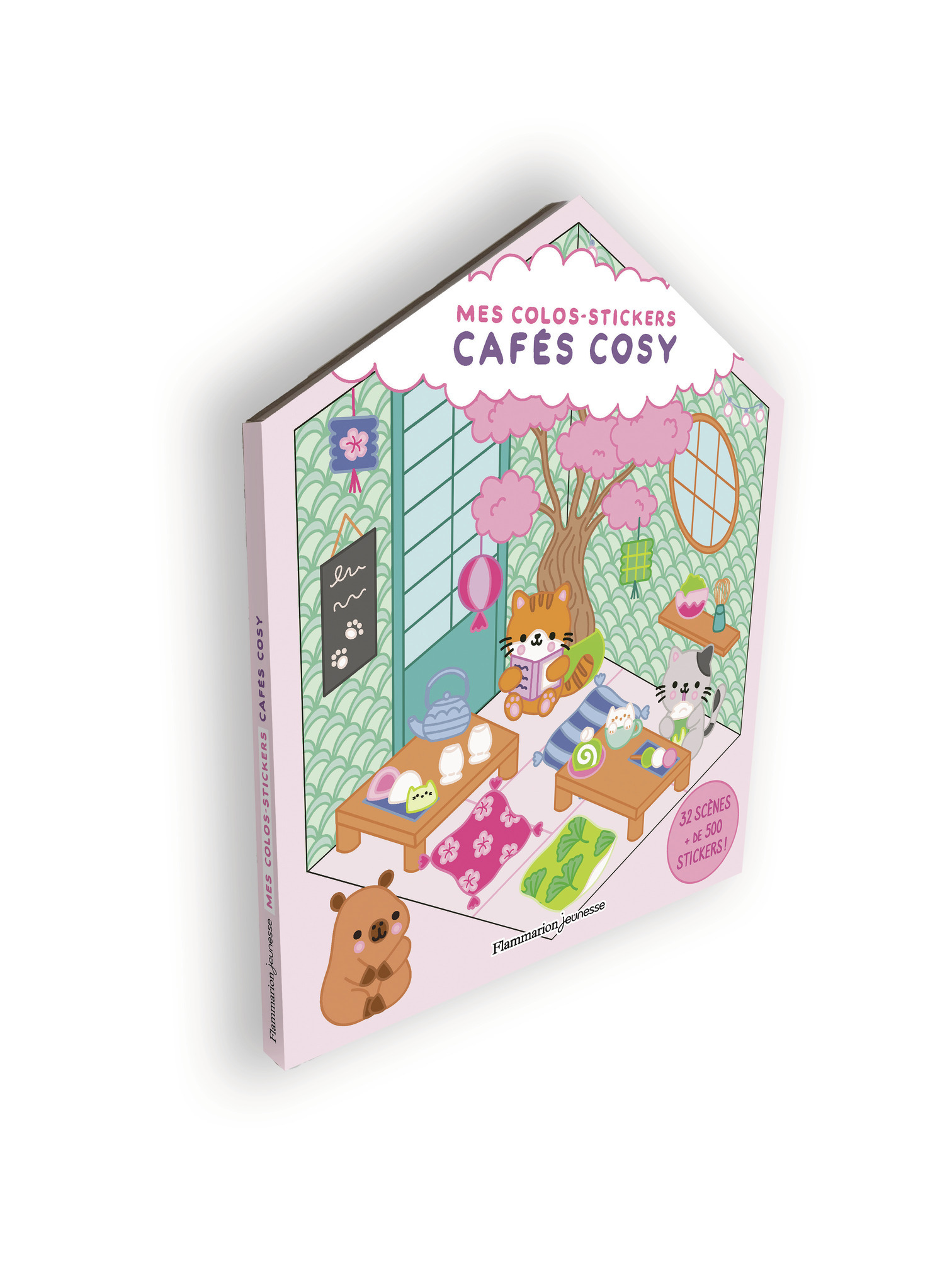 Mes colos-stickers - Cafés cosy - Jing Lau, Holly Hurst - FLAM JEUNESSE