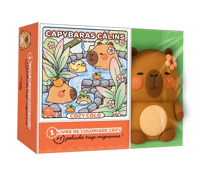 Coffret cozy + peluche Capybara - MARIA EVALIDA - HACHETTE HEROES