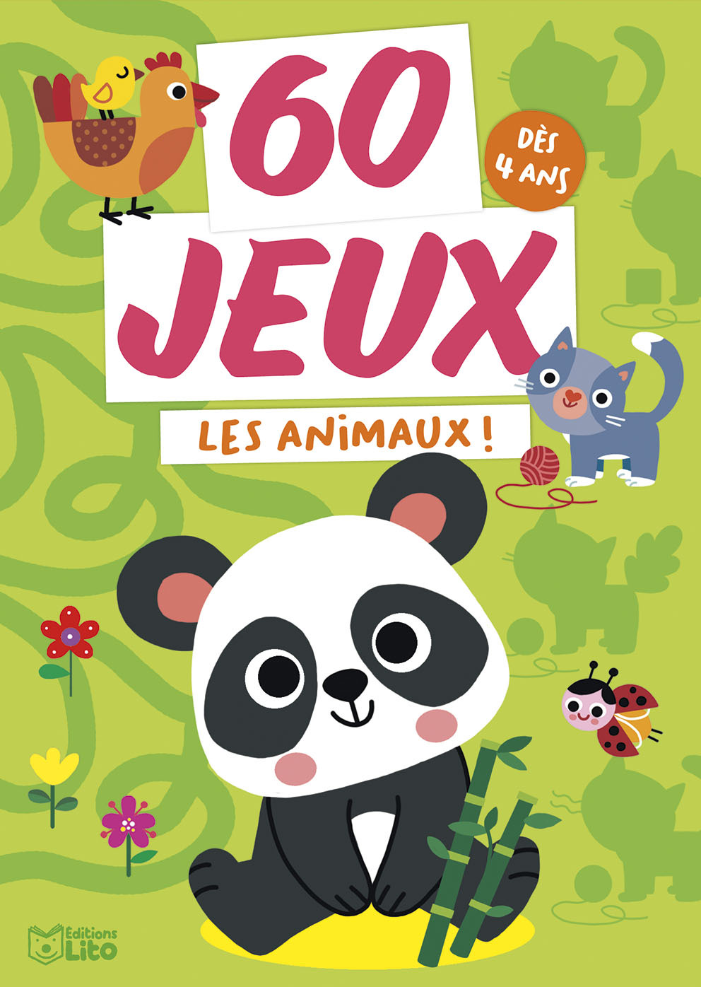 BLOC JEUX 60 JEUX LES ANIMAUX -  - LITO