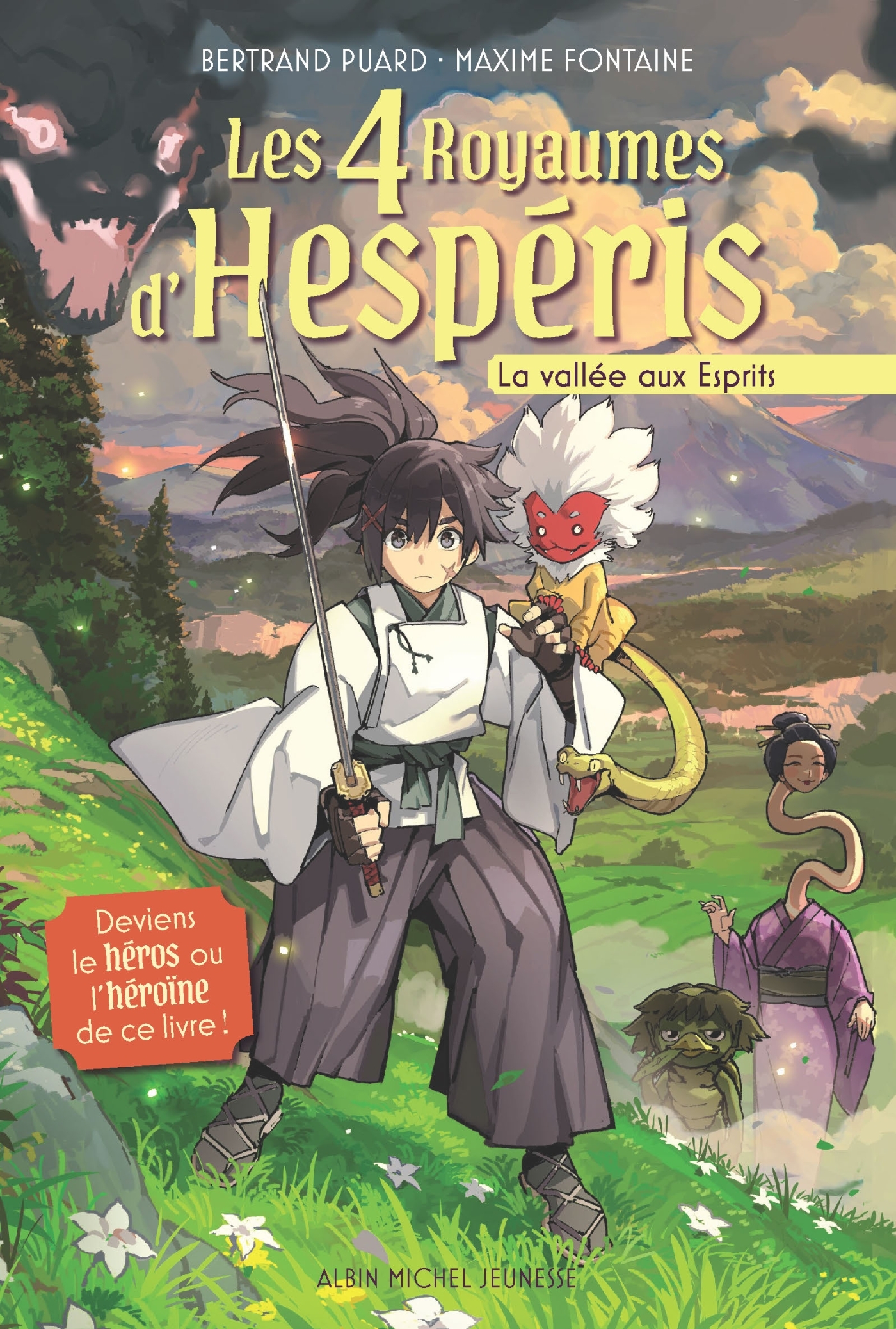 Les Quatre royaumes d'Hespéris - tome 1 - La Vallée aux esprits - Bertrand Puard, Maxime Fontaine - ALBIN MICHEL