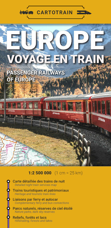 Europe - Voyage en Train -  - CARTOTRAIN