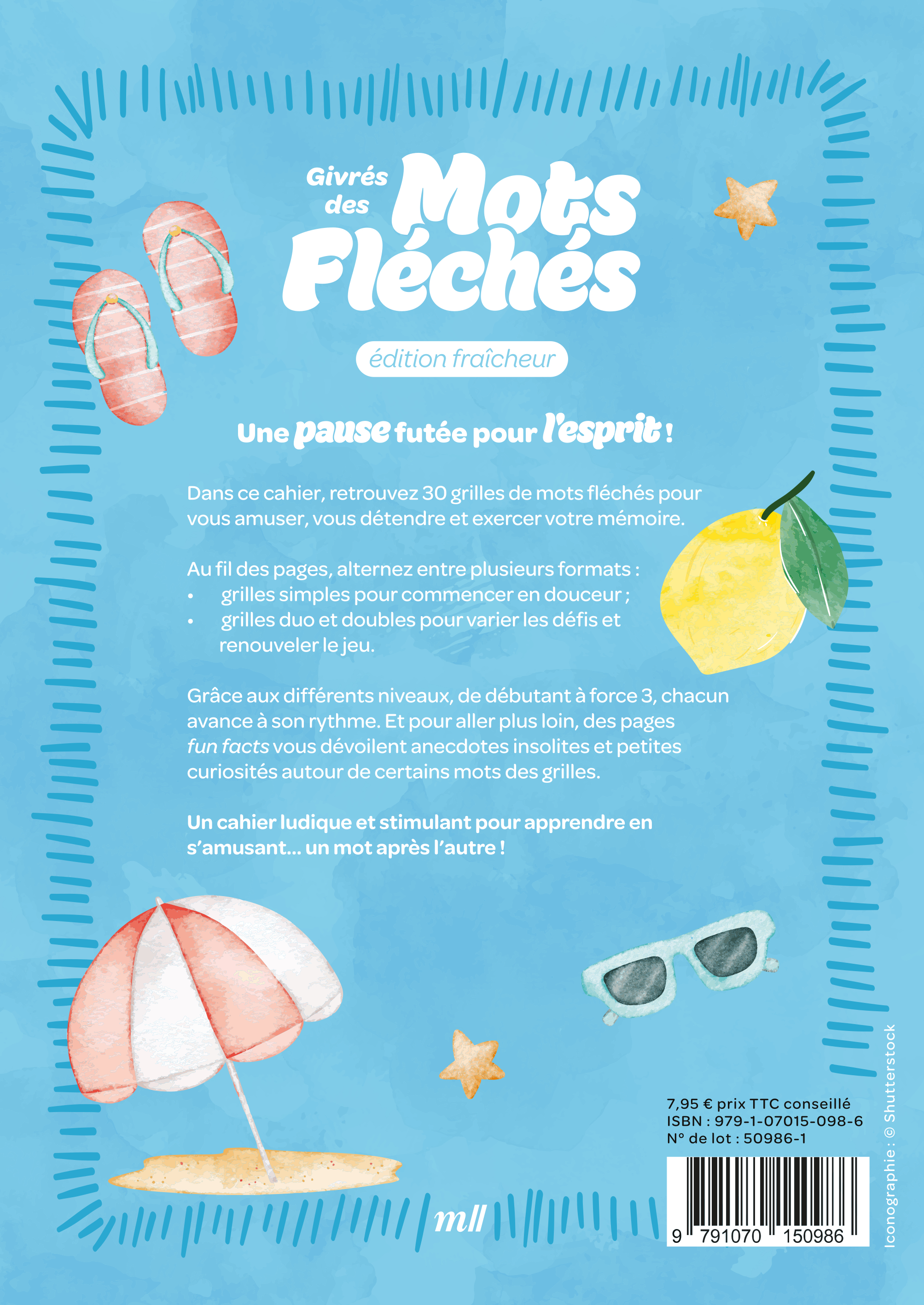 Givrés des Mots Fléchés - Été -  Collectif - MERCILESLIVRES