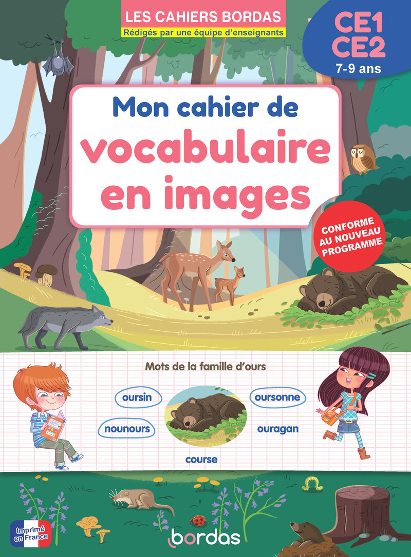 Mon cahier de vocabulaire en images CE1-CE2 - Marie-Christine Olivier - BORDAS