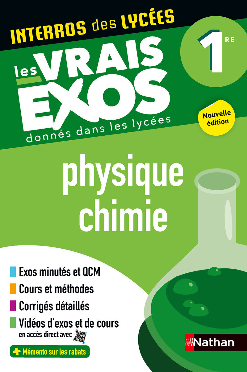 Interros des Lycées Physique Chimie 1re - Cyriaque Cholet - NATHAN