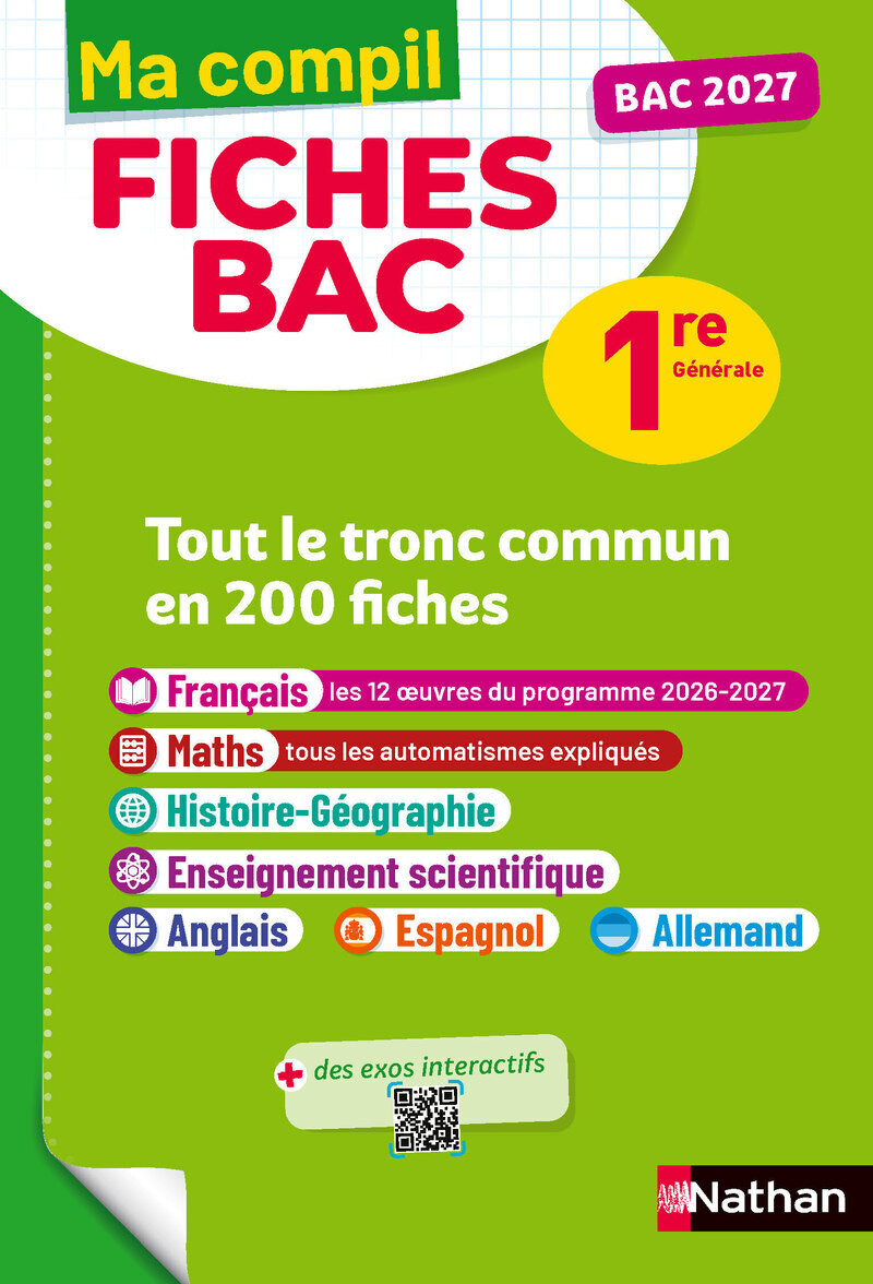 Ma Compil Fiches 1ère - Evelyne Pons-Soumah - NATHAN