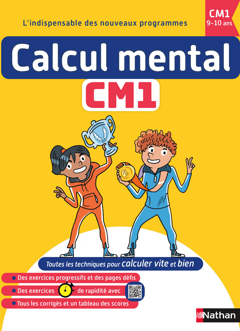Calcul mental CM1 - 9-10 ans - Olivier Le Dantec, Christophe Bansart - NATHAN