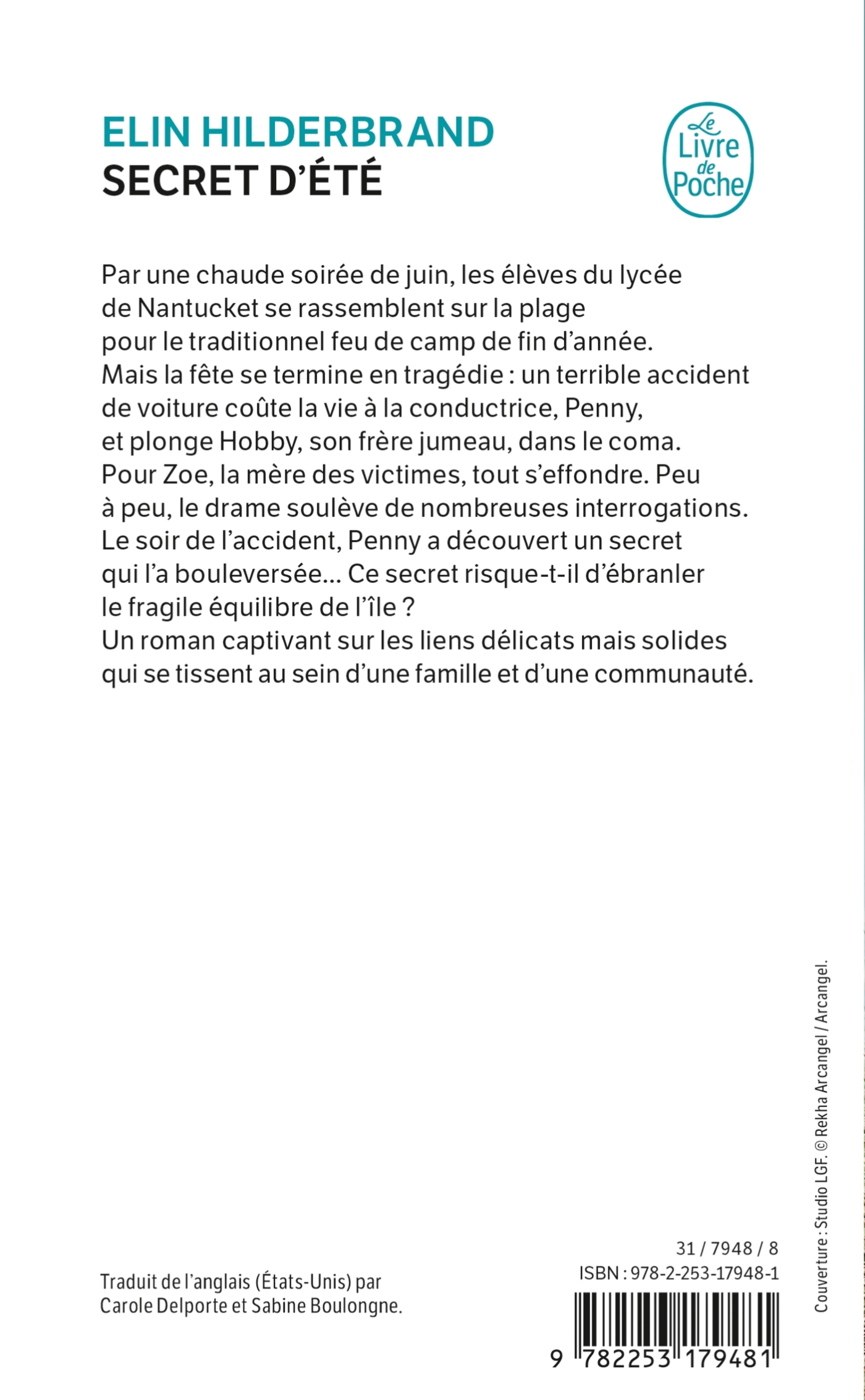 Secret d'été - Elin Hilderbrand - LGF