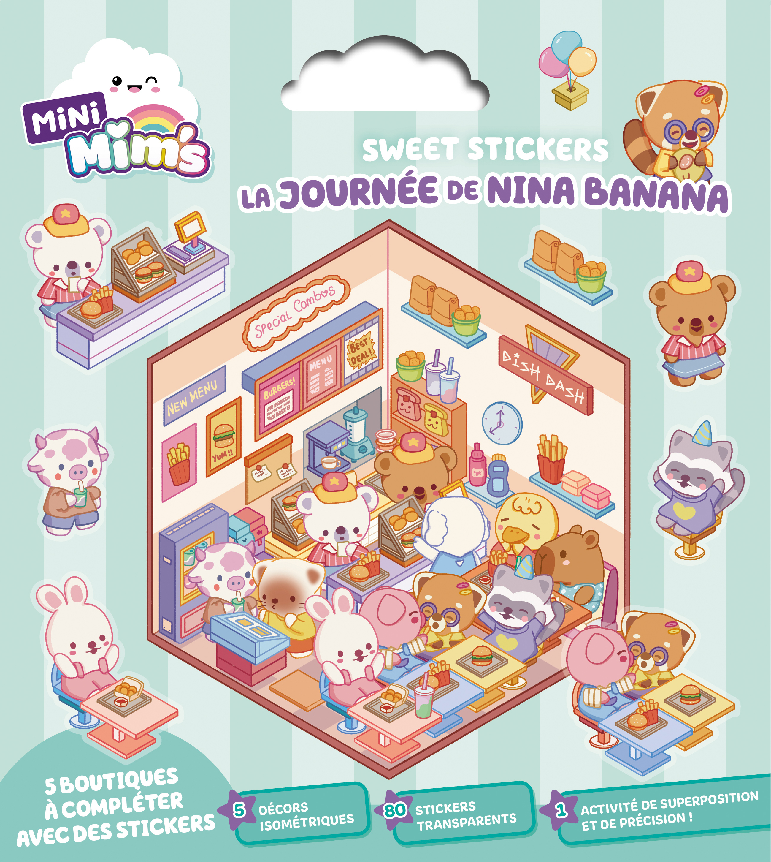 Sweet stickers – La journée de Nina Banana -  - FLEURUS