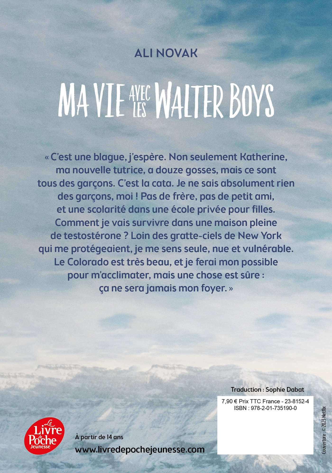 Ma vie avec les Walter Boys -  Ali Novak - POCHE JEUNESSE