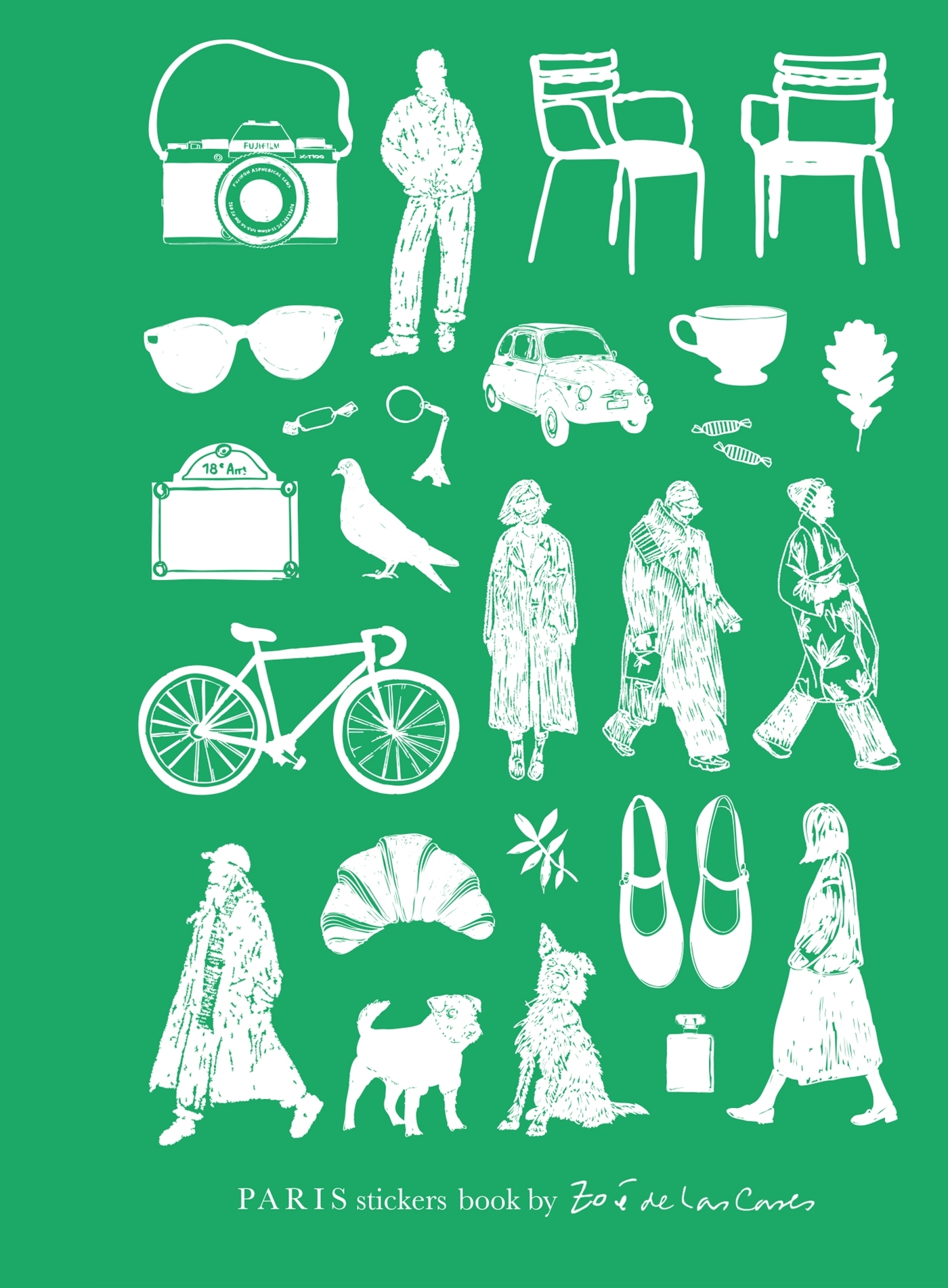 Paris Stickers book - Zoé La Cases - HACHETTE PRAT