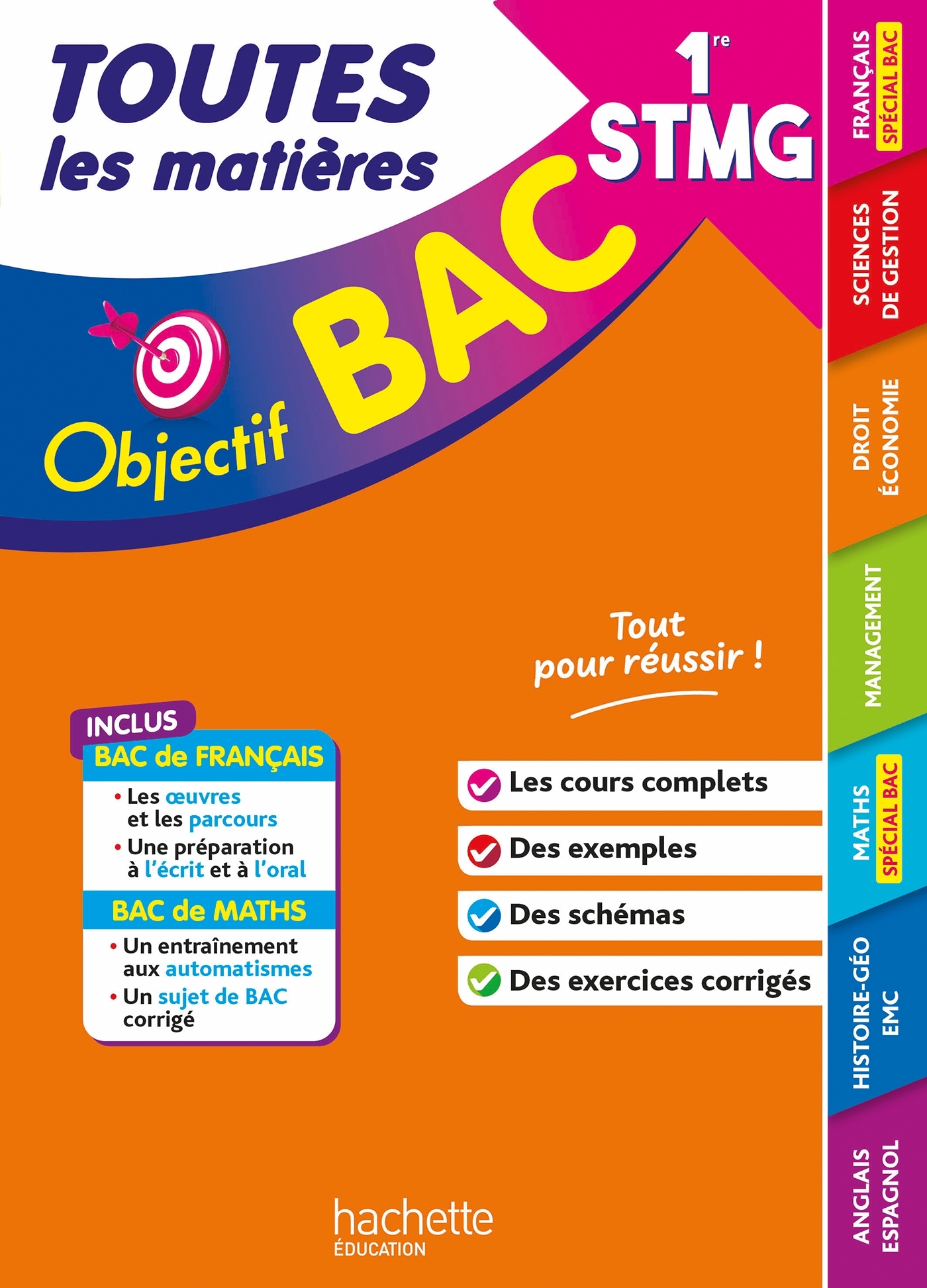 Objectif BAC 2027 - 1re STMG Toutes les matières - Catherine Duffau, Marie-Sophie Cuttaz, Alain Vidal, Alain Prost, Caroline Garnier, Oscar Torres Vera, Stéphanie Di Costanzo, T. Beschmout, FRANCOIS DUREL, Delphine Roberjot Duthion, Bruno Bonnefous, David