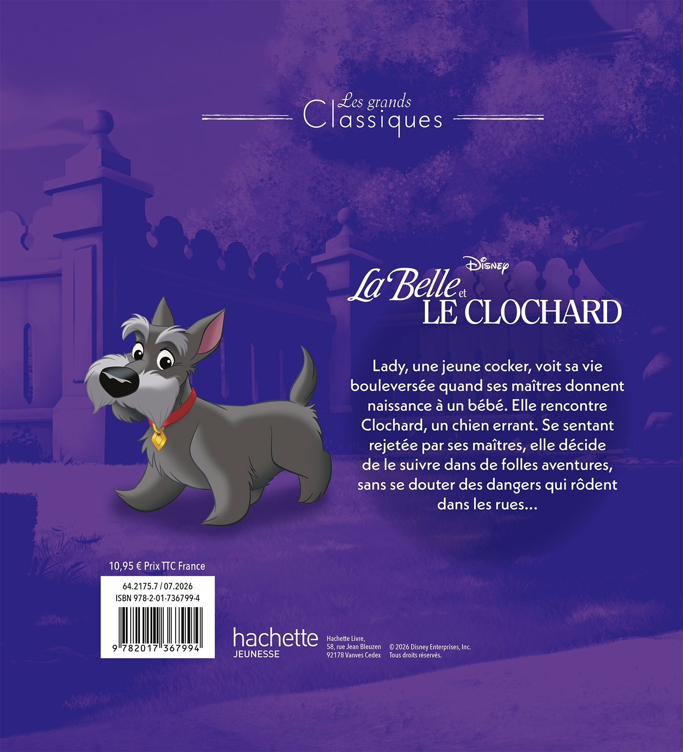 LA BELLE ET LE CLOCHARD - Les Grands Classiques - Disney -  Disney - DISNEY HACHETTE