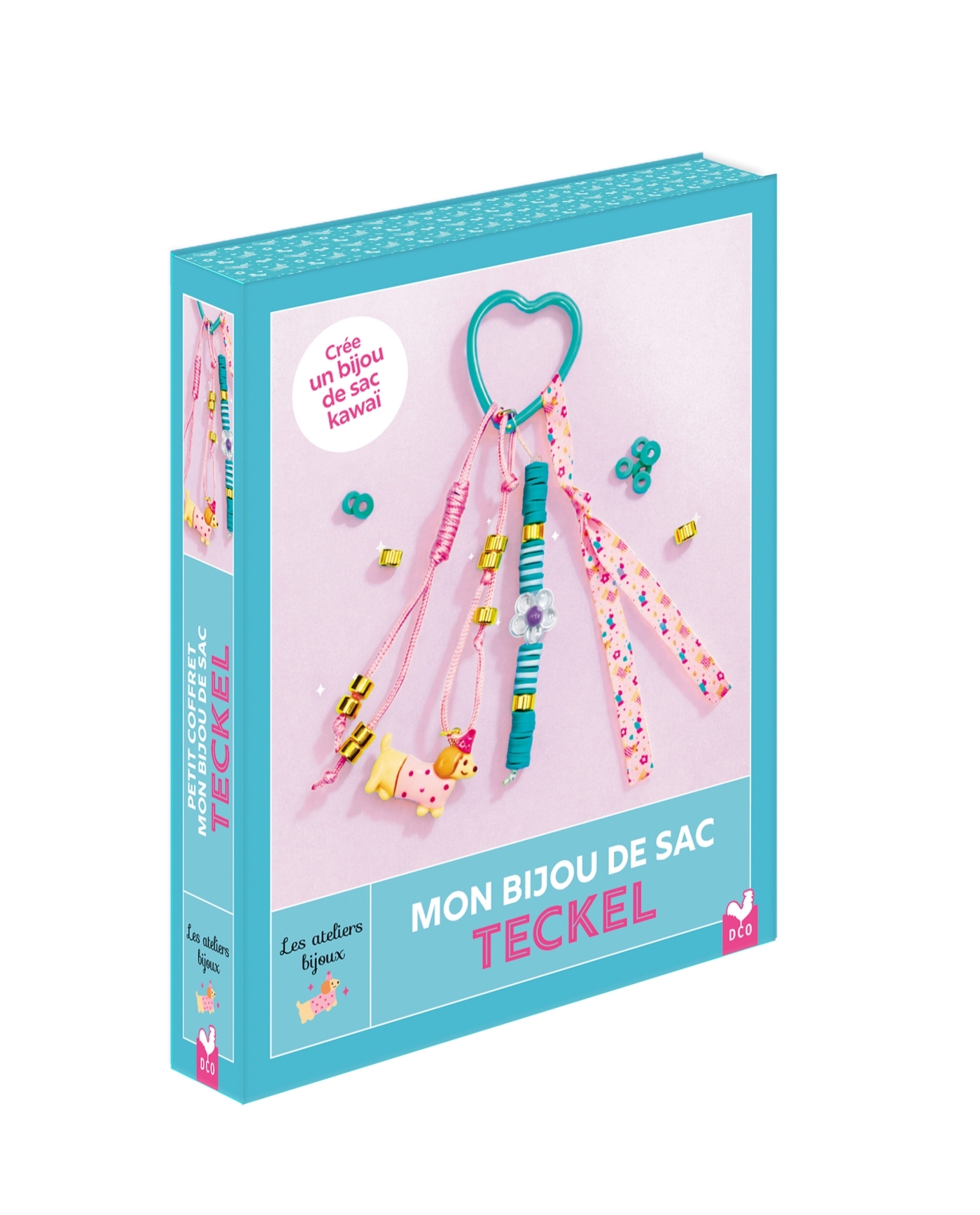 Mon Bijou de sac teckel - coffret avec accessoires -  Pakrette Studio - DEUX COQS D OR