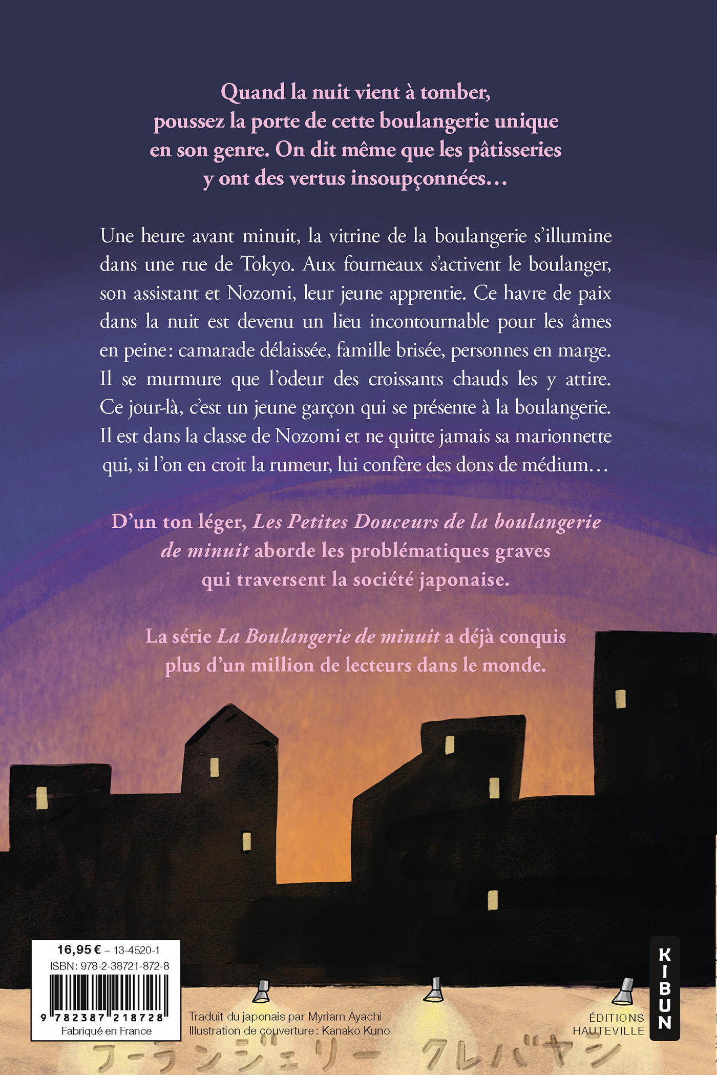 Les Petites Douceurs de la boulangerie de minuit - Noriko Onuma - HAUTEVILLE