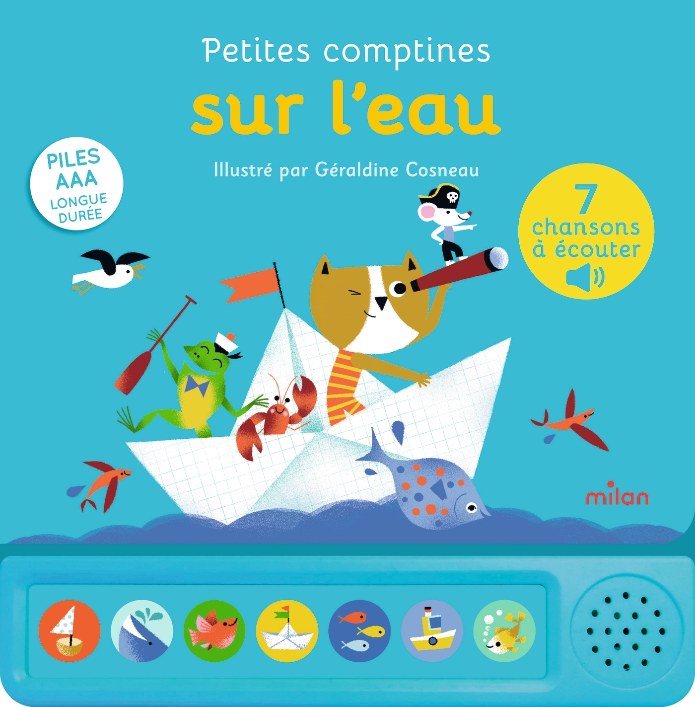Petites comptines sur l'eau - COSNEAU GERALDINE - MILAN