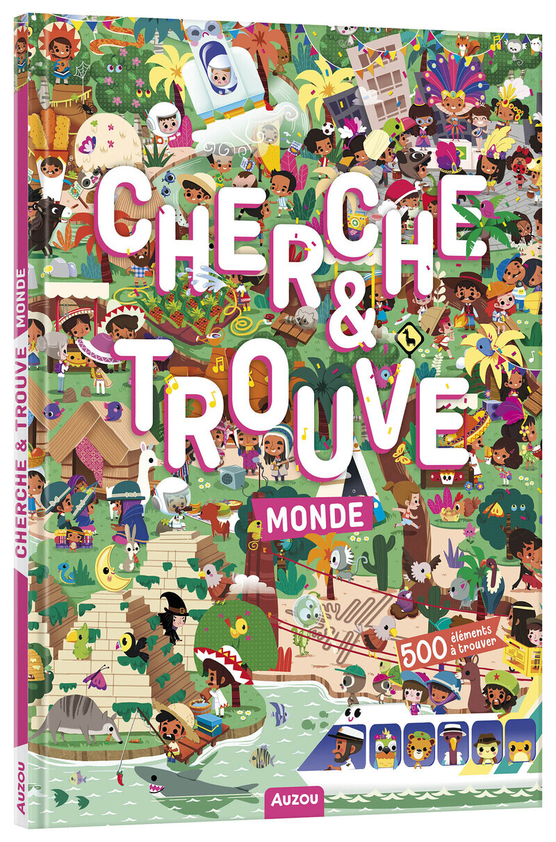 CHERCHE ET TROUVE - MONDE - Tiago Americo, Benjamin Bécue, Julie Mercier, Chiara Nocentini,  Paku, Gabriele TAFUNI - AUZOU