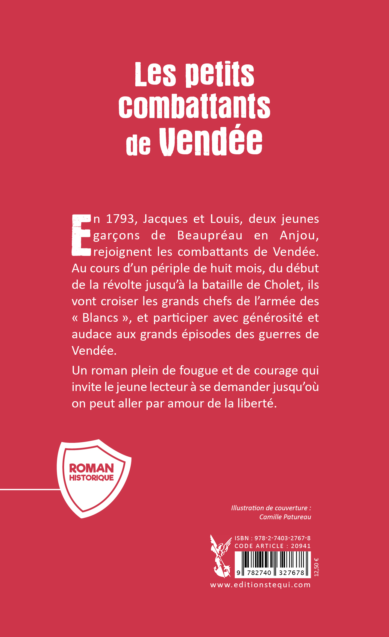 Les petits combattants de Vendée - Aude Franc  - TEQUI