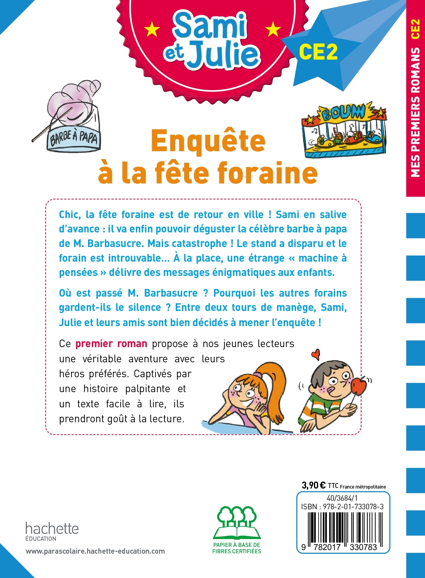 Sami et Julie Roman CE2 - Enquête à la fête foraine - Agnes Marot - HACHETTE EDUC