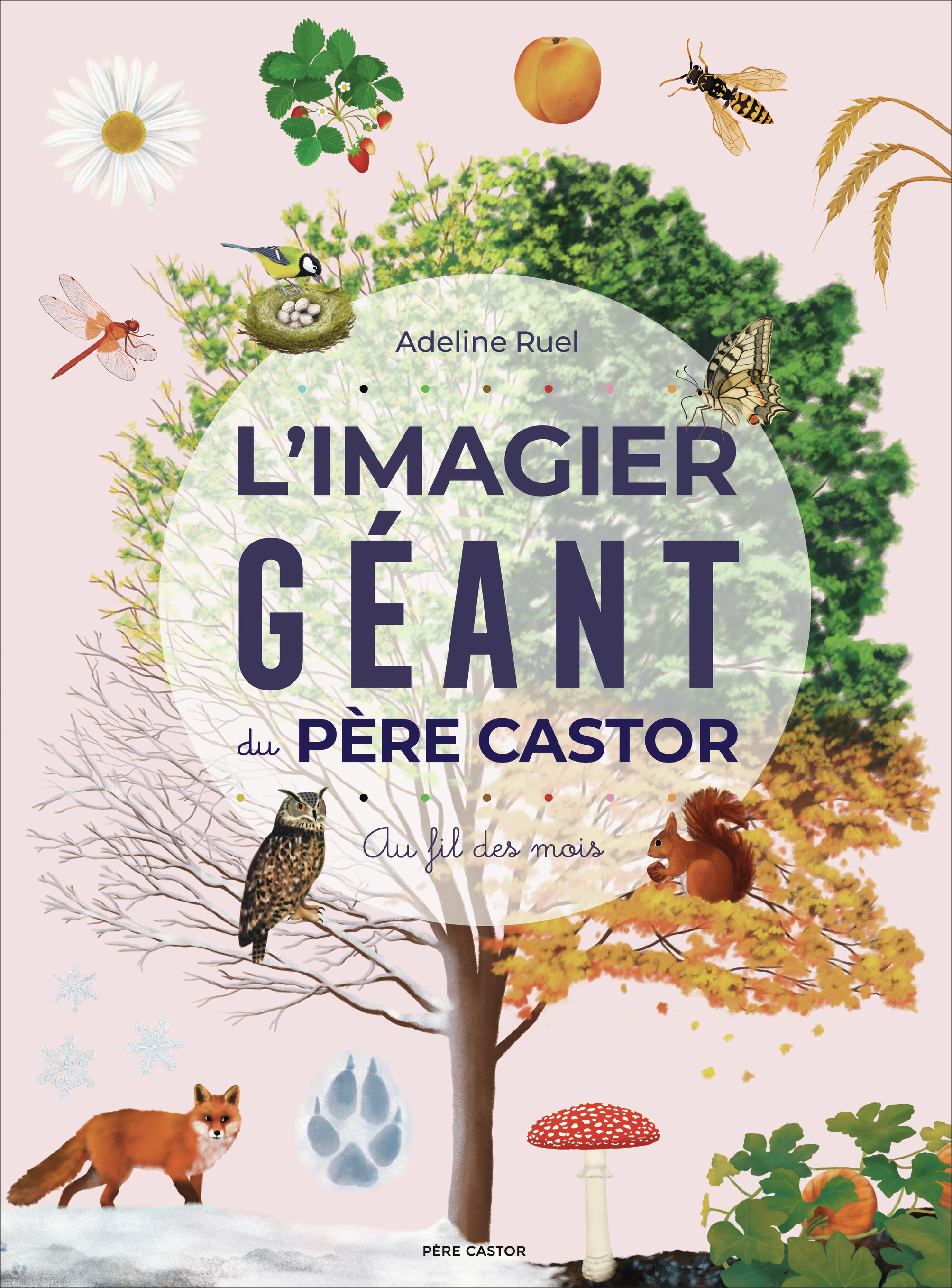 L'Imagier géant du Père Castor - Au fil des mois - Adeline Ruel - FLAM JEUNESSE