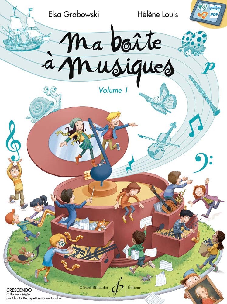 MA BOITE A MUSIQUES VOLUME 1 -  GRABOWSKI ELSA - BILLAUDOT