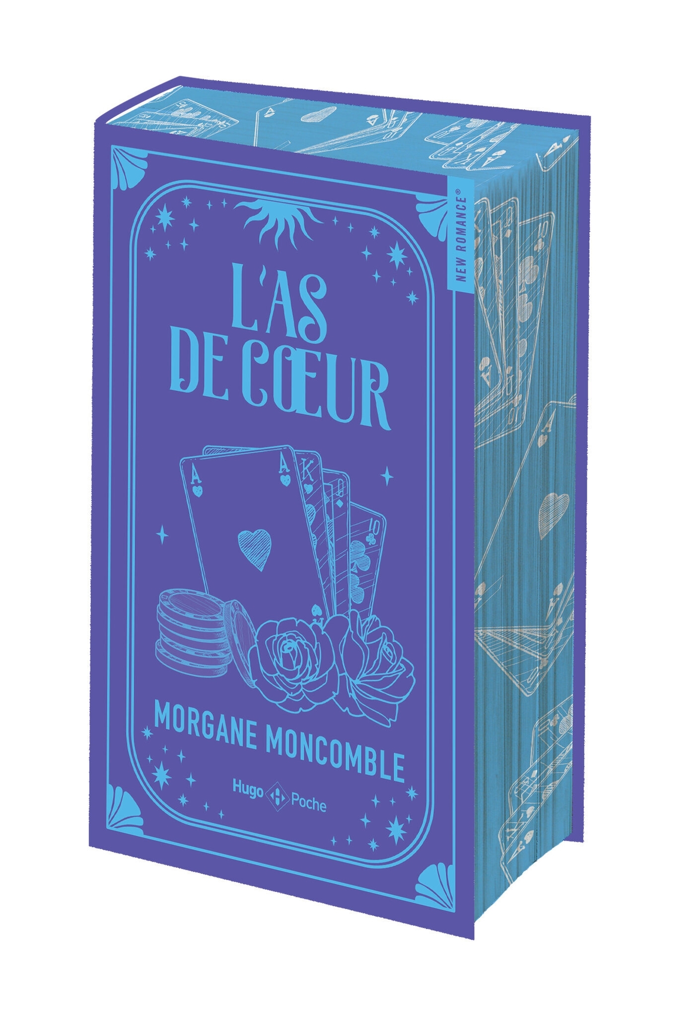 L'as de coeur - poche relié jaspage - Morgane Moncomble - HUGO POCHE