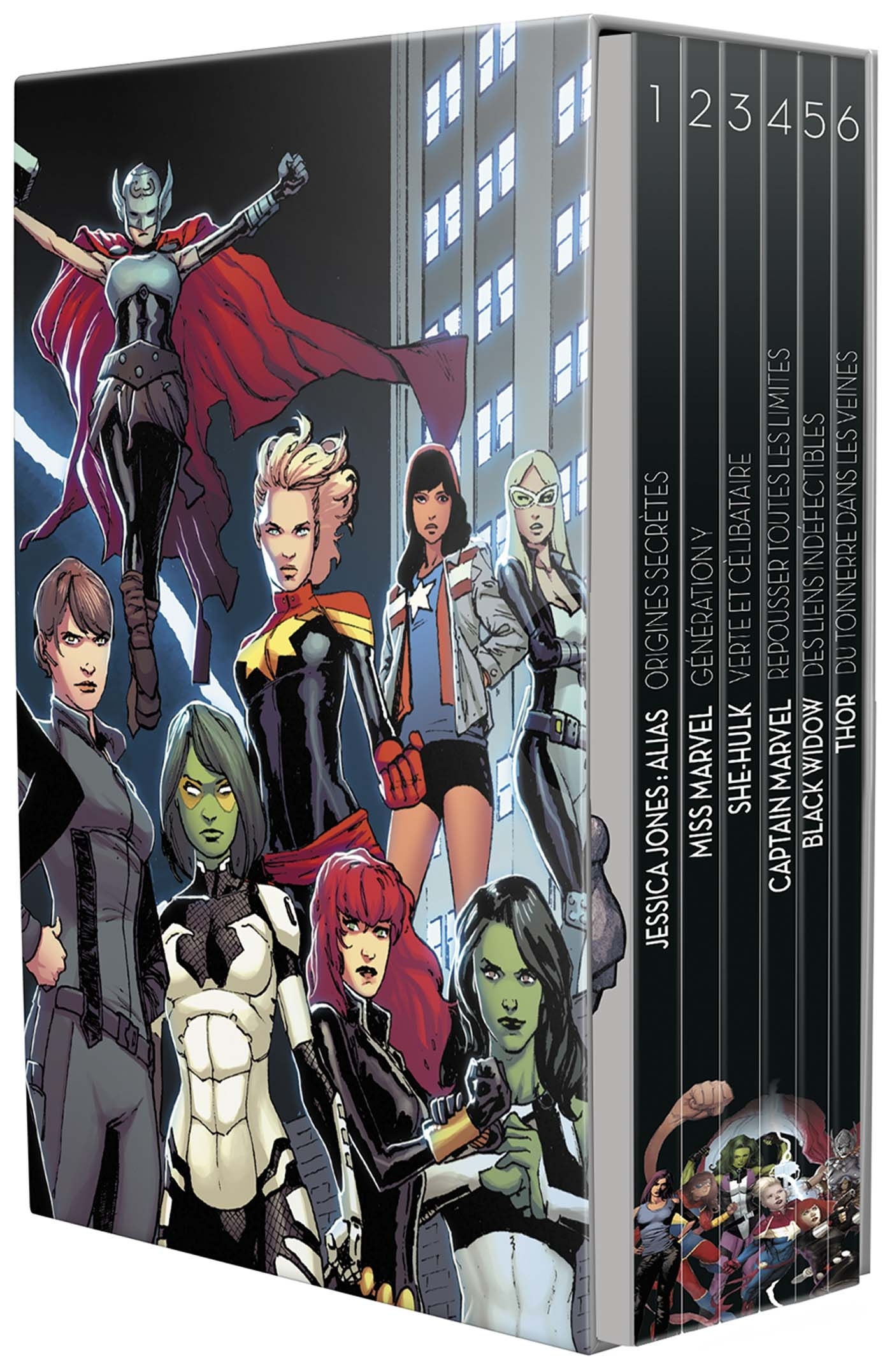 Coffret Marvel Super-héroïnes - COMPTE FERME -  - PANINI