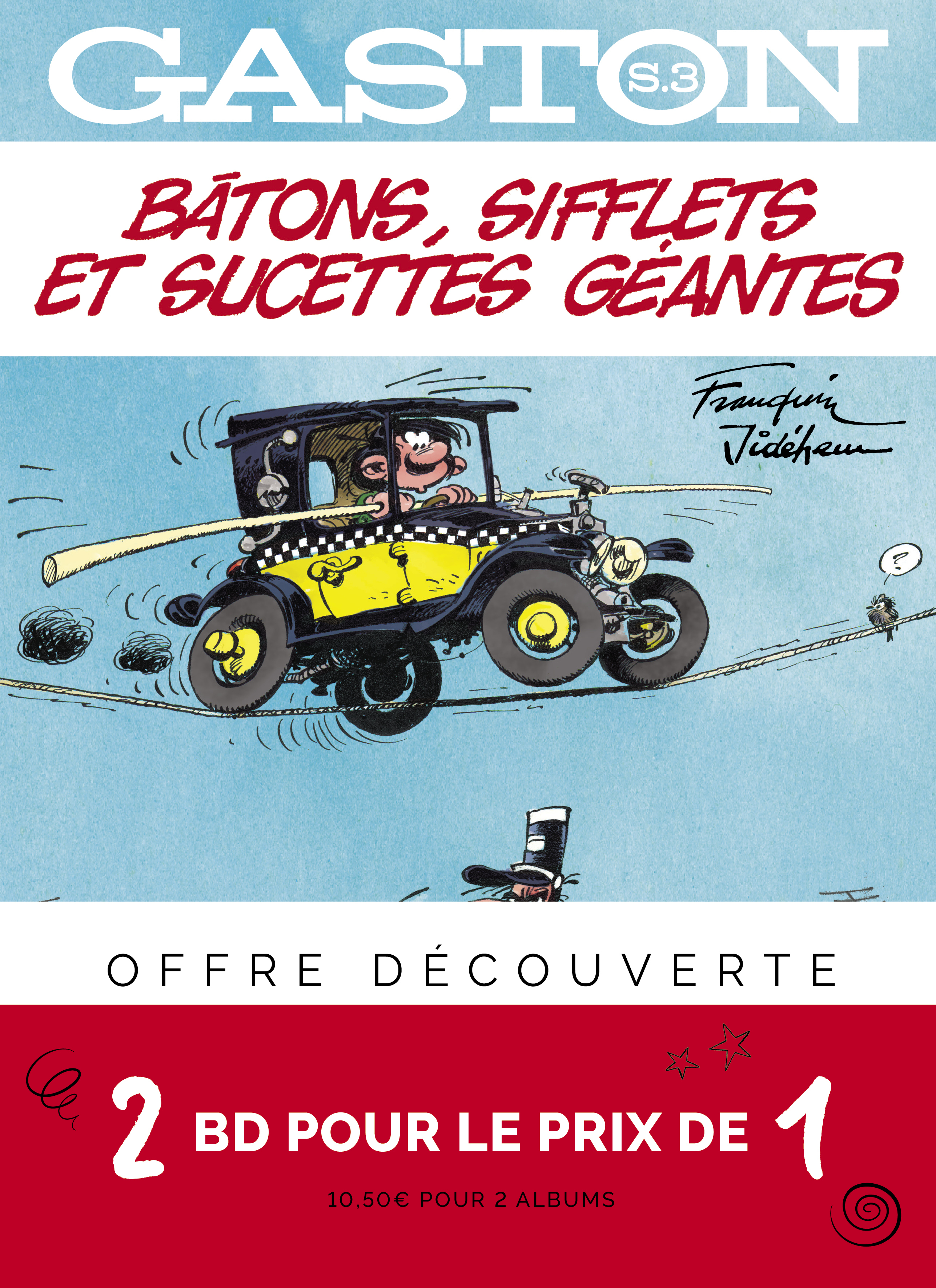 Bi-pack T3 + T2 (offert) Gaston hors-série -  - DUPUIS