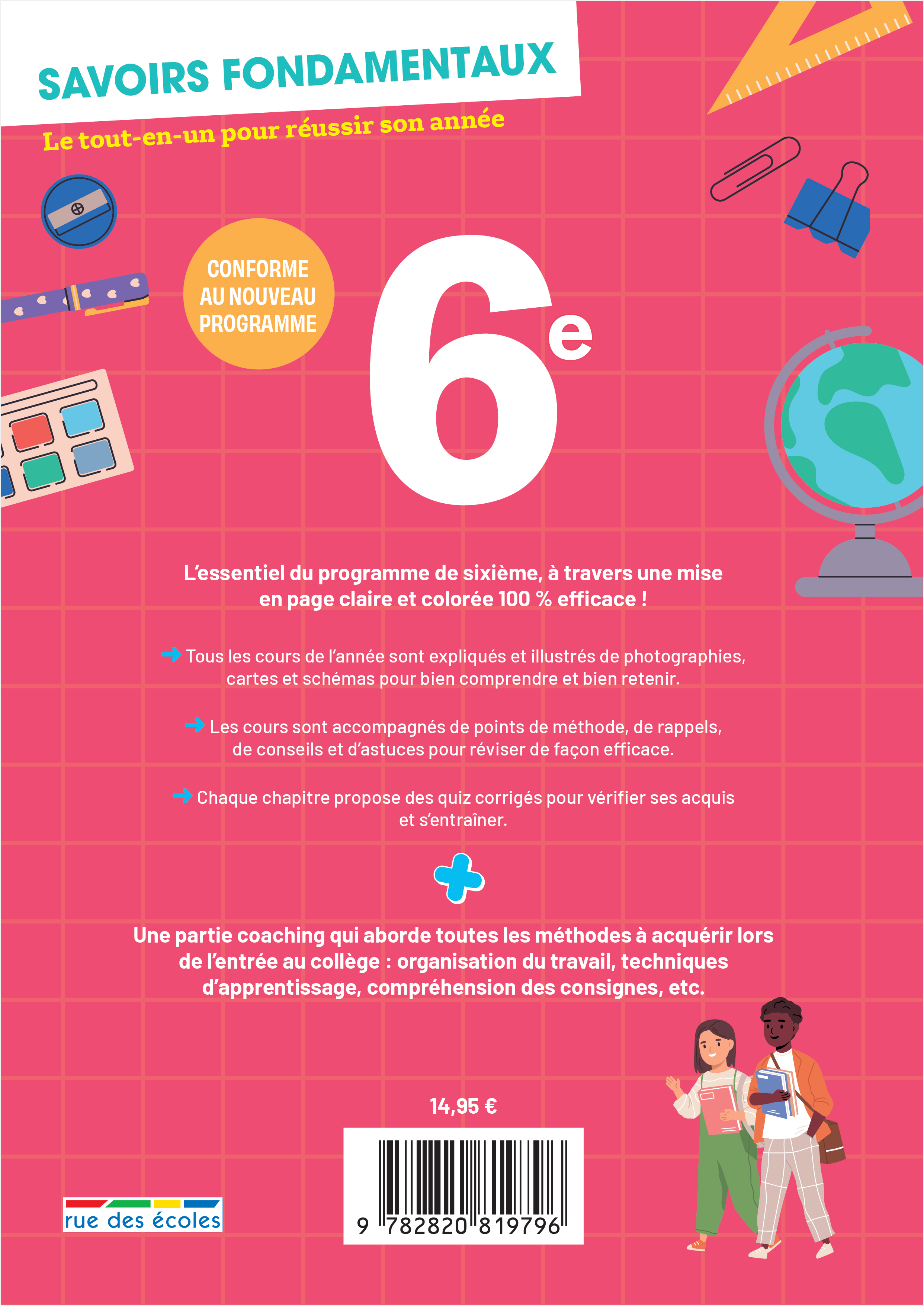 Savoirs fondamentaux 6e - Toutes les matières -  Collectif - RUE DES ECOLES