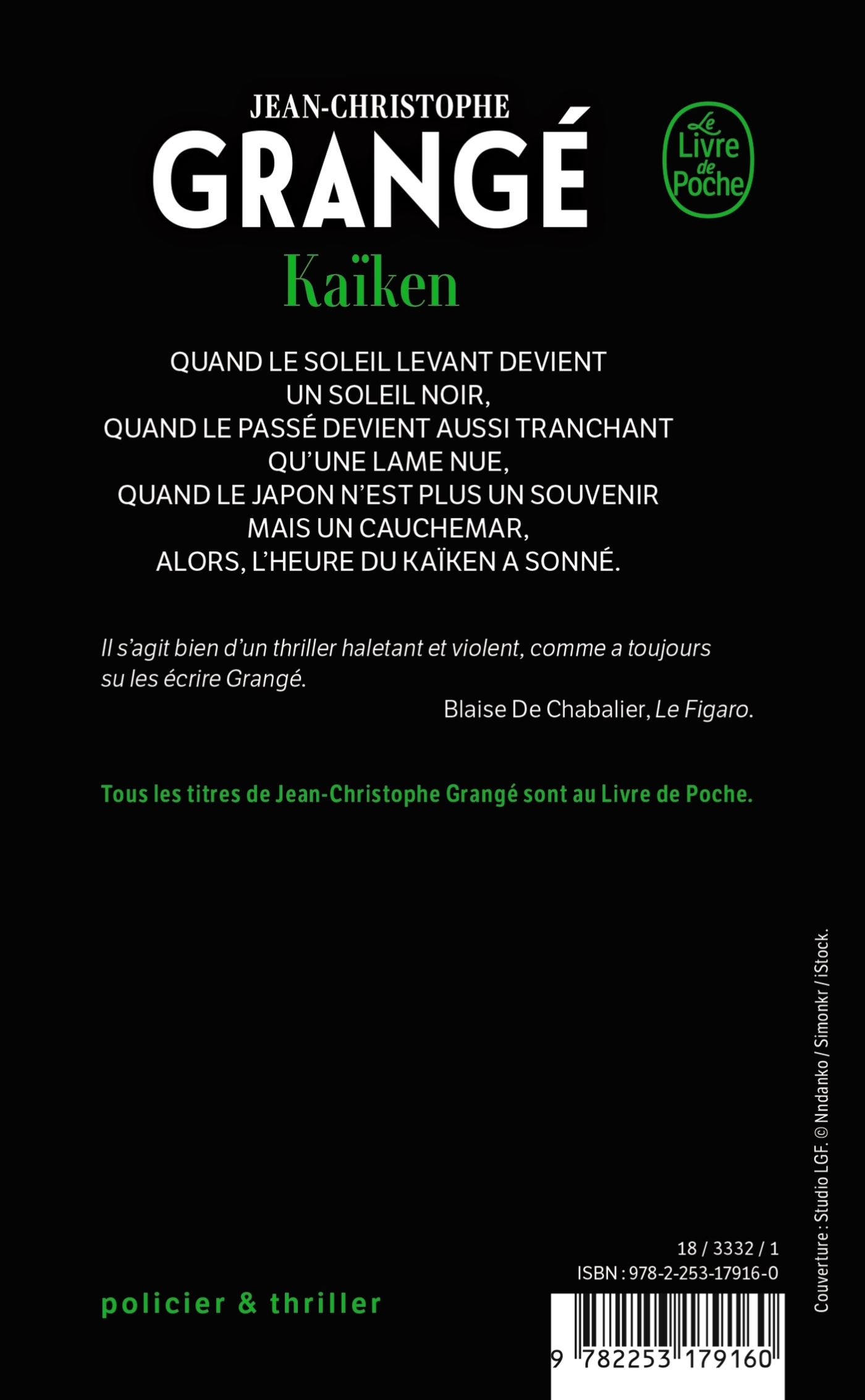 Kaiken - Jean-Christophe Grange - LGF