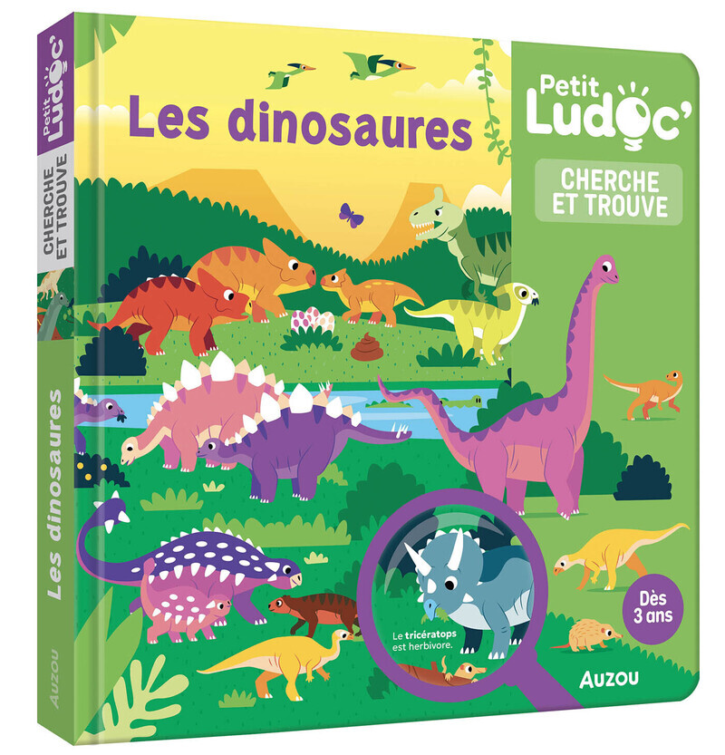 P'tit ludoc - Cherche et trouve : Les dinosaures - Mathilde Paris - AUZOU