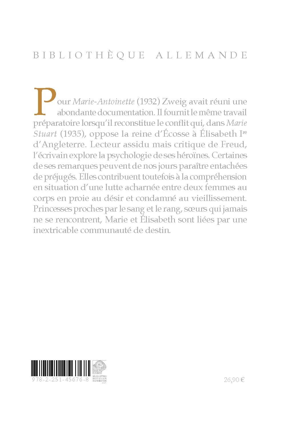Marie Stuart - Stefan Zweig, Jean-Jacques Pollet - BELLES LETTRES