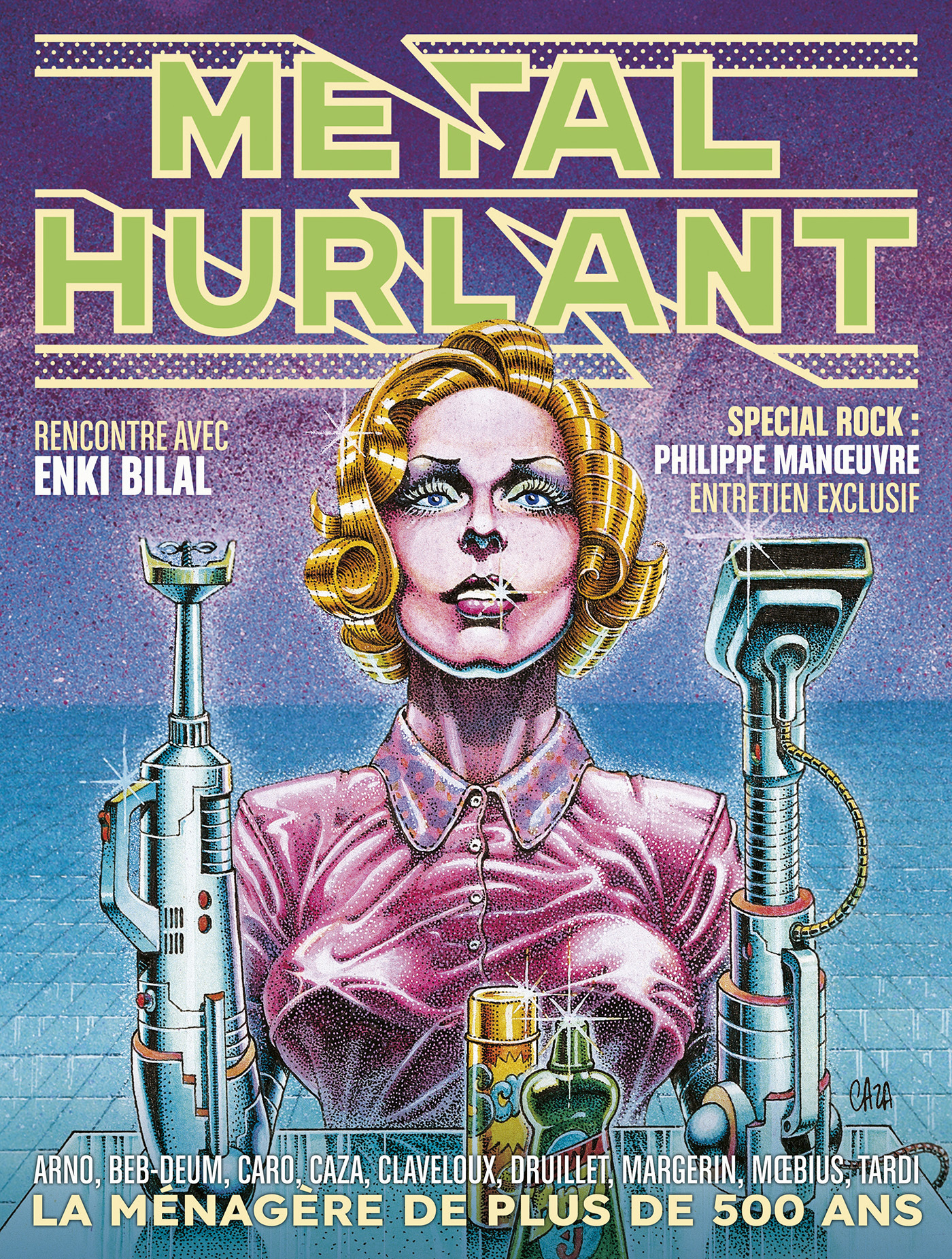 Métal Hurlant N°08 - Beb Deum, Jean-Pierre Dionnet, Philippe Druillet, Paul Gillon, Dominique Hé, Kent Hutchinson,  Jano, Philippe Manoeuvre, Frank Margerin, Francis Masse, Kkrist Mirror, Enki Bilal,  Moebius, Chantal MONTELLIER, Jean-Michel Nicollet, Phi