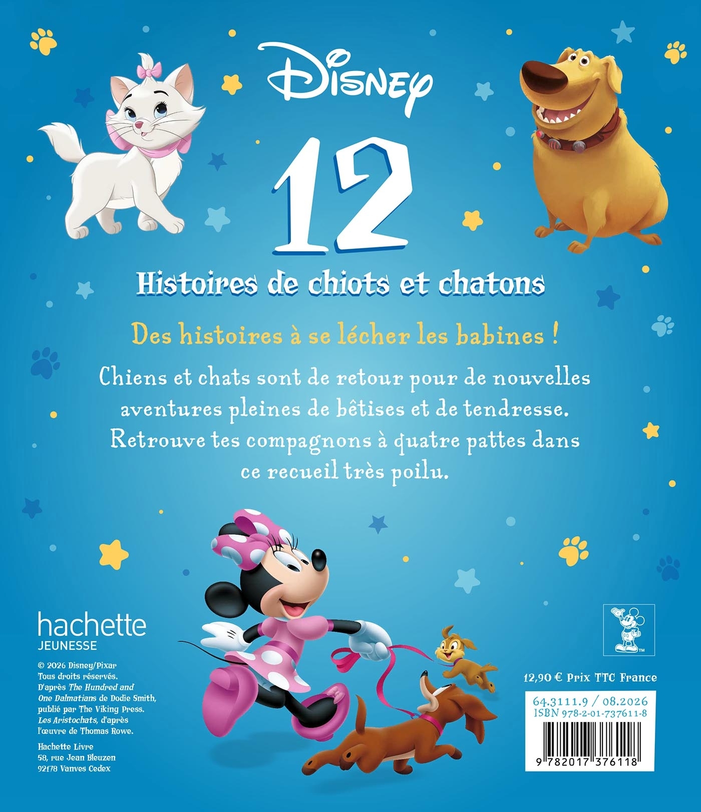 DISNEY - 12 histoires - Spécial Chiens et chats -  Disney - DISNEY HACHETTE