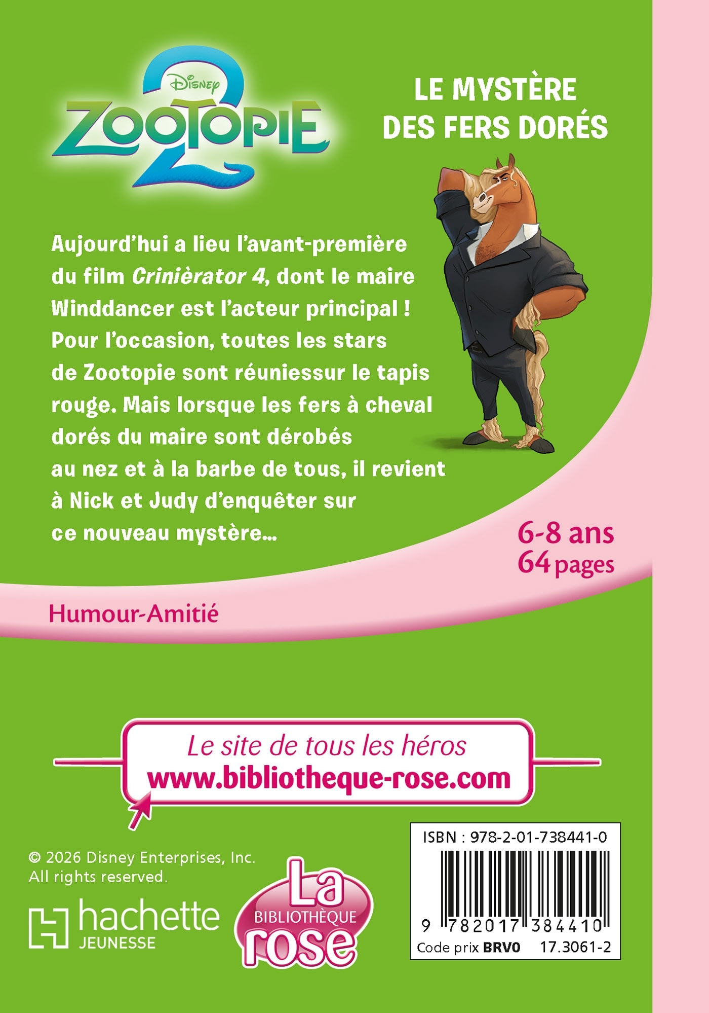 Zootopie 2, Tome 06 - Le mystère des fers dorés -  Disney - HACHETTE JEUN.