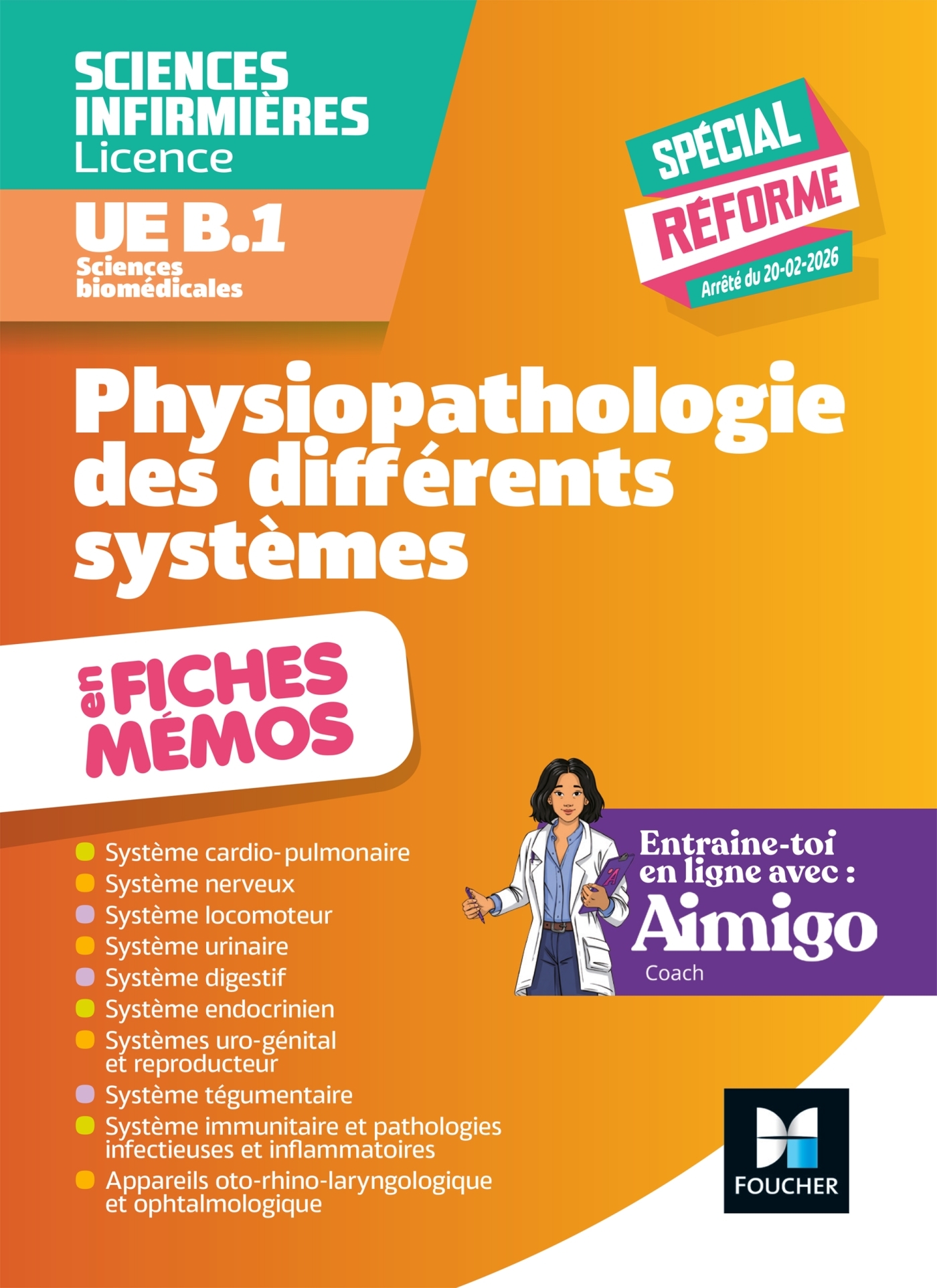 L'UE B1 en fiches mémos - Sciences biomédicales - Physiopathologie des différents systèmes - DEI -  Collectif, Kamel Abbadi, Antoine Gaudin, Samir Kaddar, Wassila Korribi-Meribai, André Le Texier, Magali Massé, Grégory Milin, Lénaïck Ramage, Eric Rasolo, 