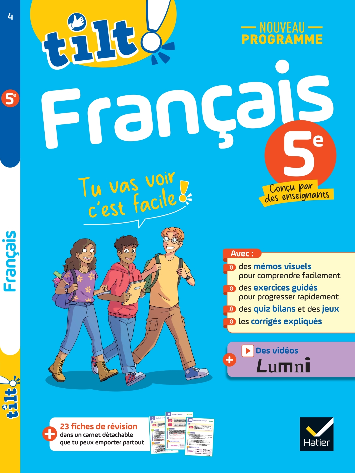 Tilt ! - Français 5e - Nouveau programme - Malika Behlouli, Inès Corbet - HATIER